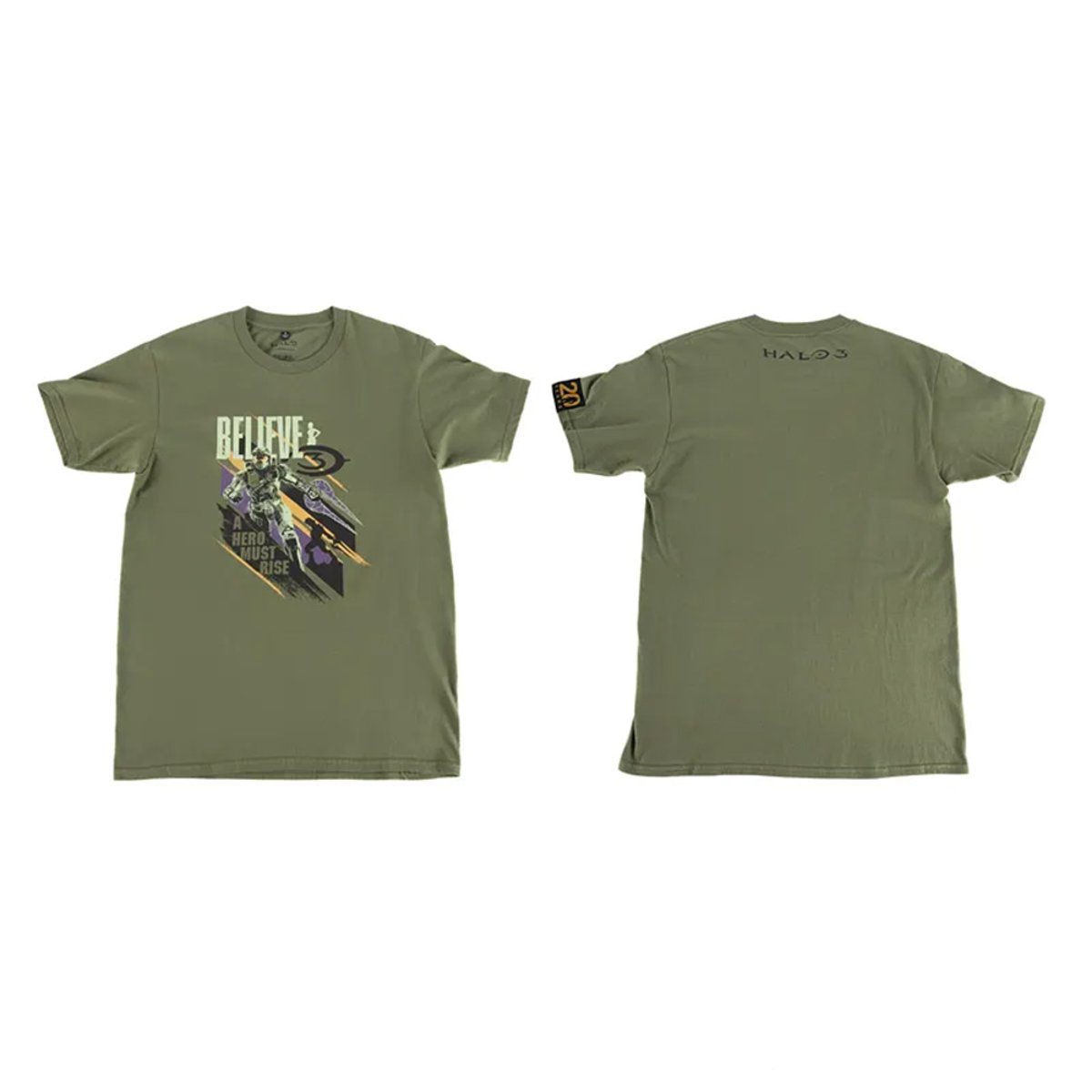 Fanthful 最後一戰3 軍綠色T恤(L)