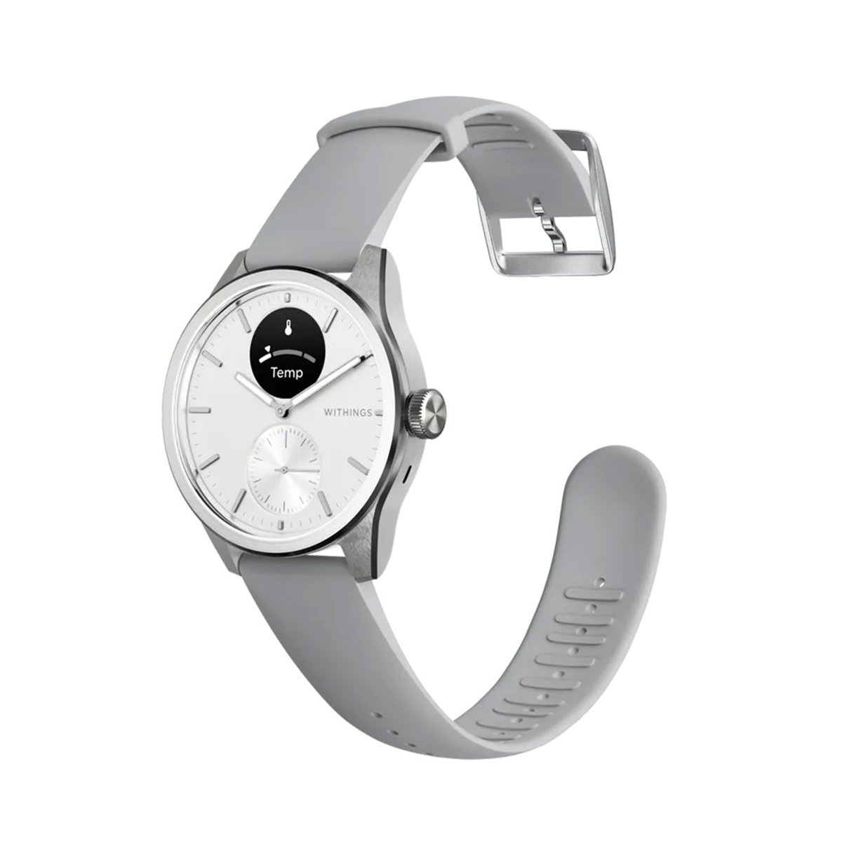 Withings ScanWatch 2 混合指針式智能手錶(White-白-42mm)