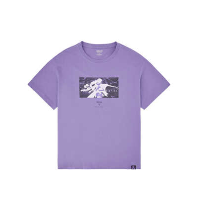 雷電將軍印象服飾系列T恤 剪影款 紫色 XL