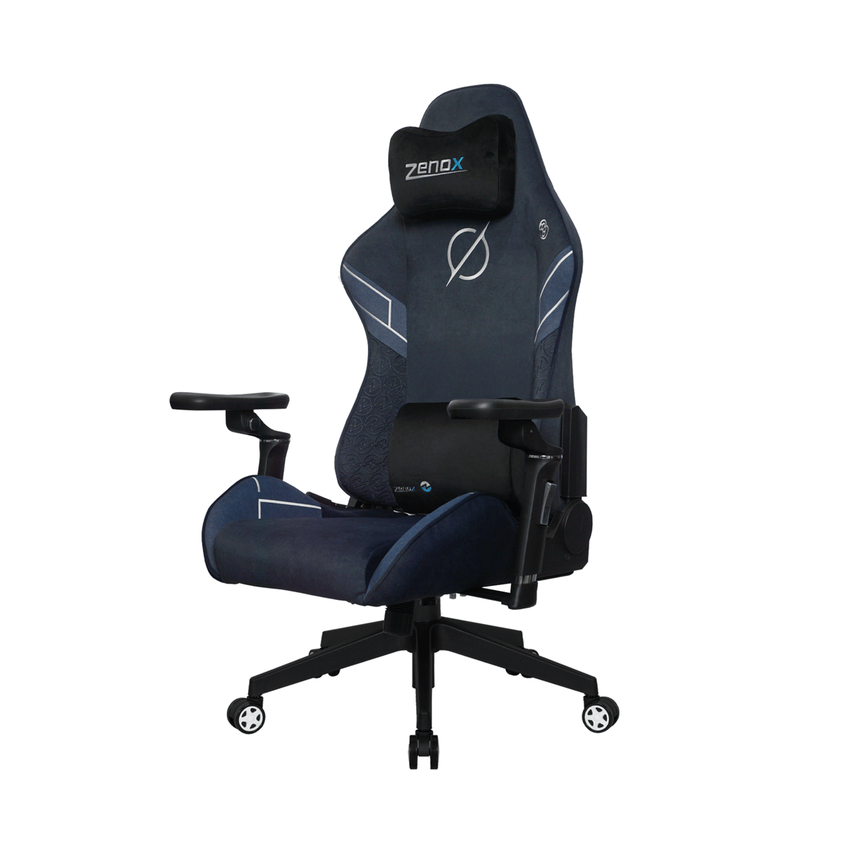 C255H Zenox Saturn MK-2 人體工學電競椅(5D 扶手)(Davis Fabrics-Whale Blue)