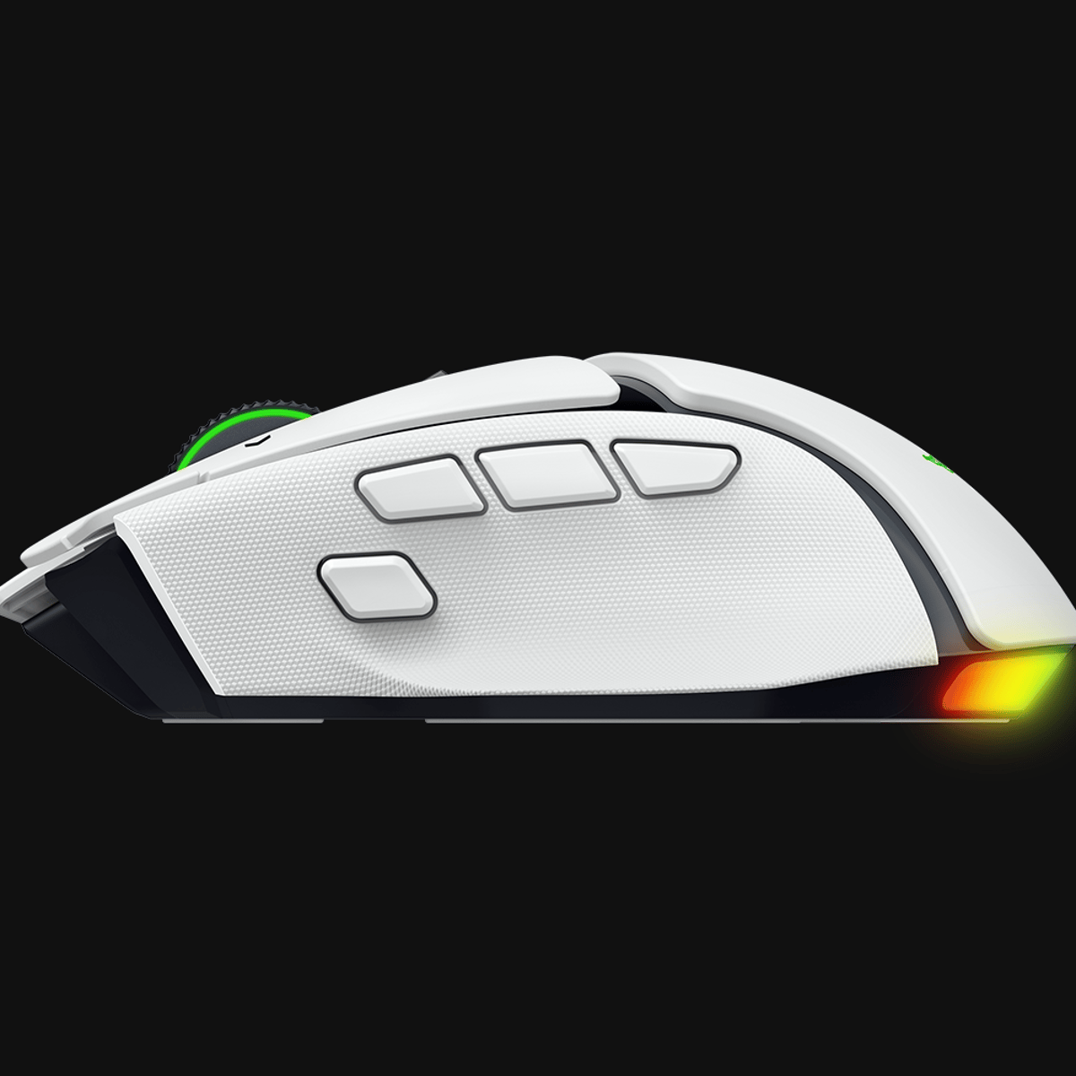 Razer Basilisk V4 Pro 8kHz 三模無線遊戲滑鼠(白色)