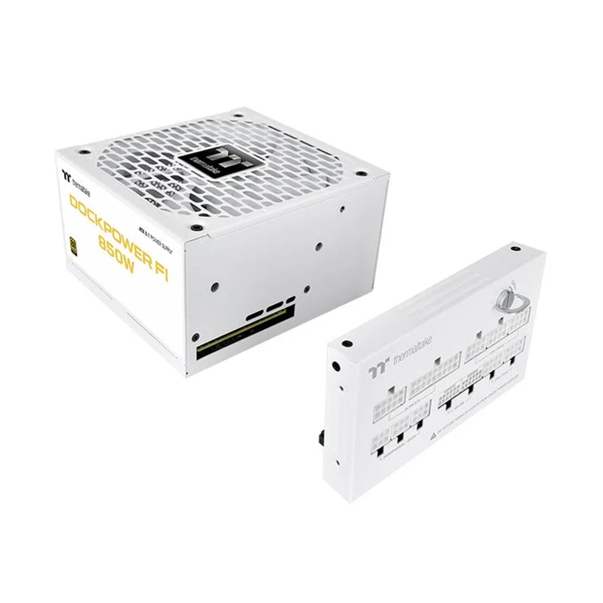 Thermaltake Dockpower FI Snow 850W ATX 3.1 金牌全模組電源供應器(白色)