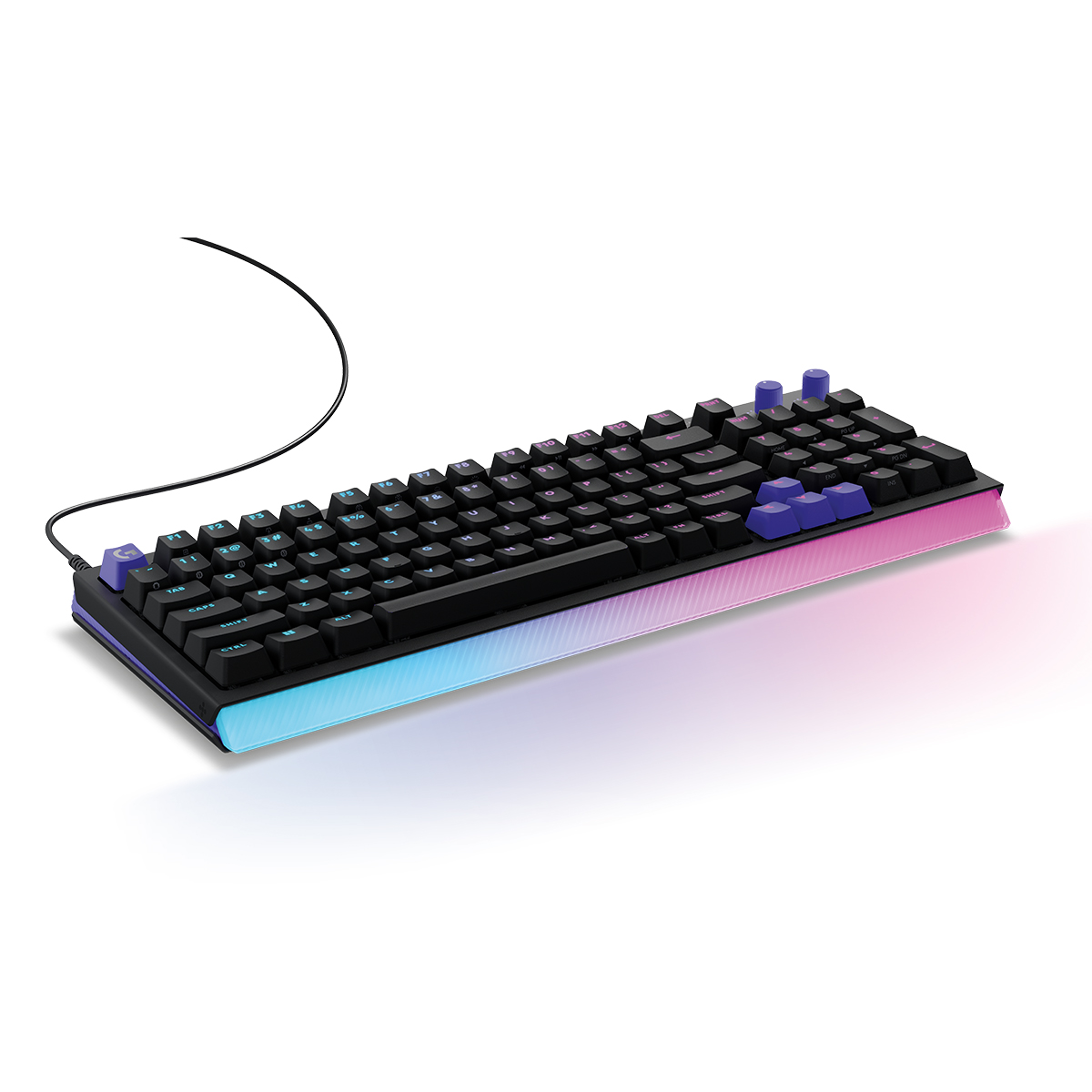 Logitech G512 X 98 類比機械雙軸有線電競鍵盤(98鍵-線性軸-黑色)