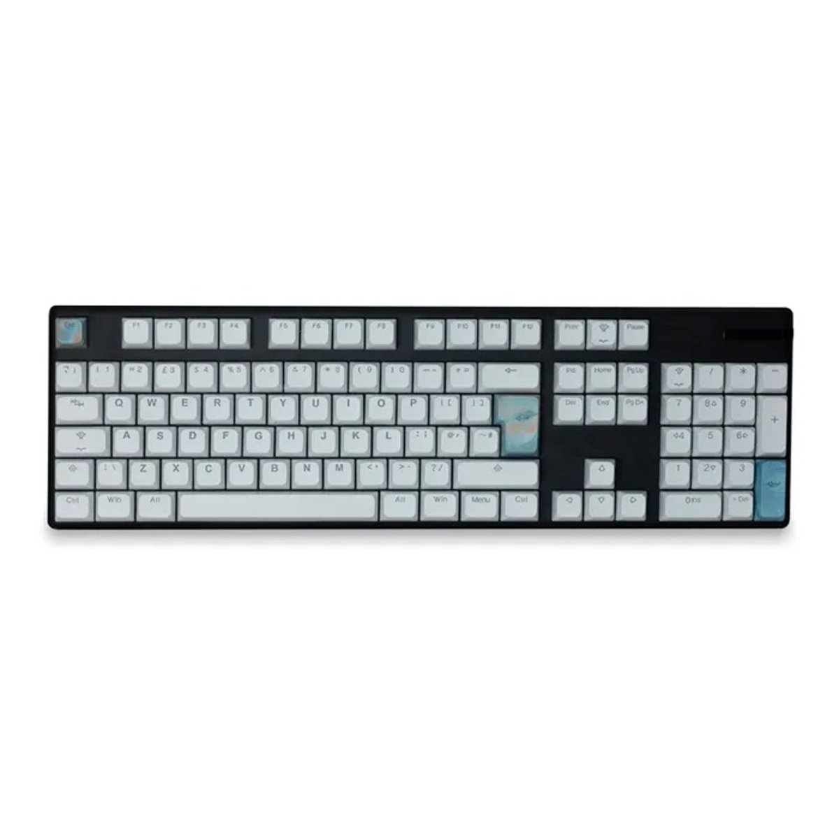 Tai-Hao Doubleshot ABS/BOBO Profile/149 Keycaps/1 Key Puller (B11WH011)(Coastal Blue)