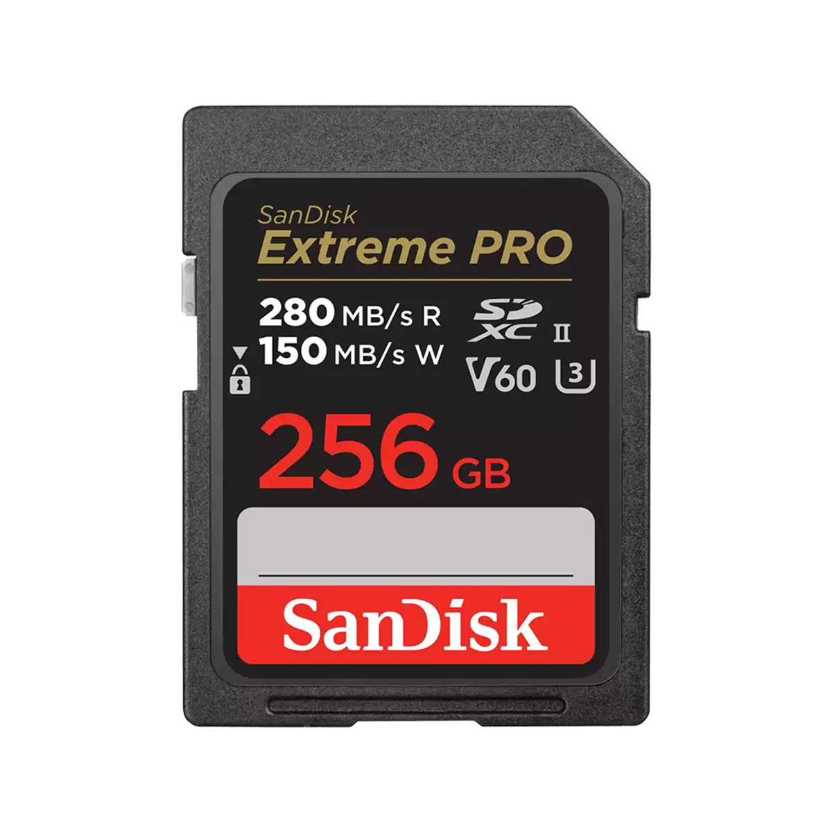 SanDisk SDSDXEP-256G-GN4IN EXTREME PRO SDXC V60 U3 C10 UHS-II 280MB/S R 150MB/S W 記憶卡(256GB)