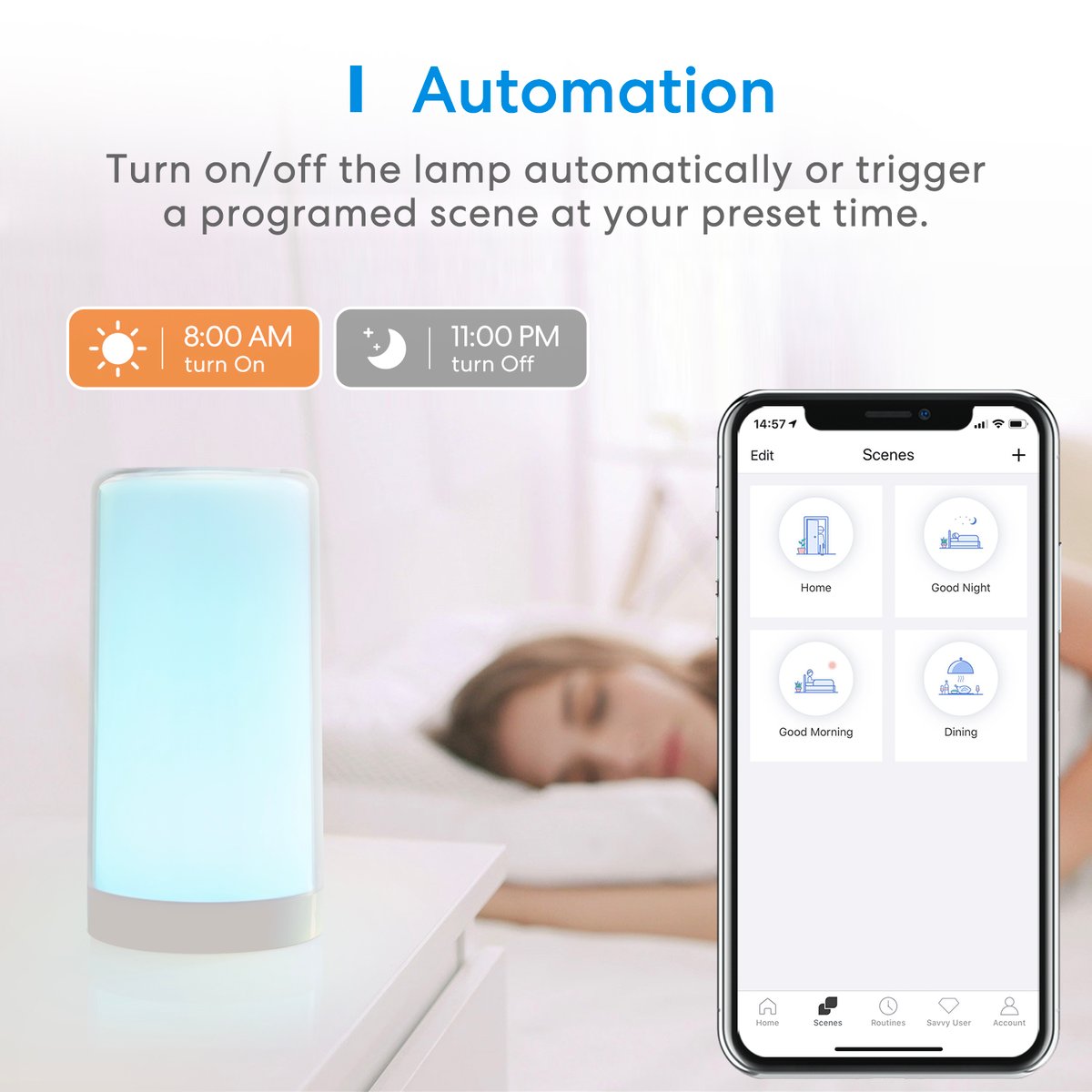 Meross MSL430 Wi-Fi 智能氛圍情境燈