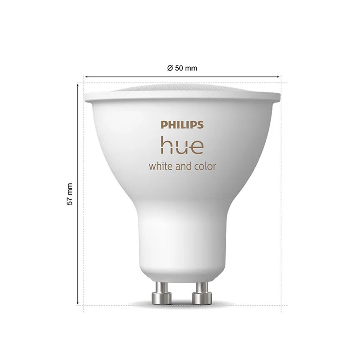 Philips Hue White and Color Ambiance 4.2W GU10 彩光+白光智能燈泡