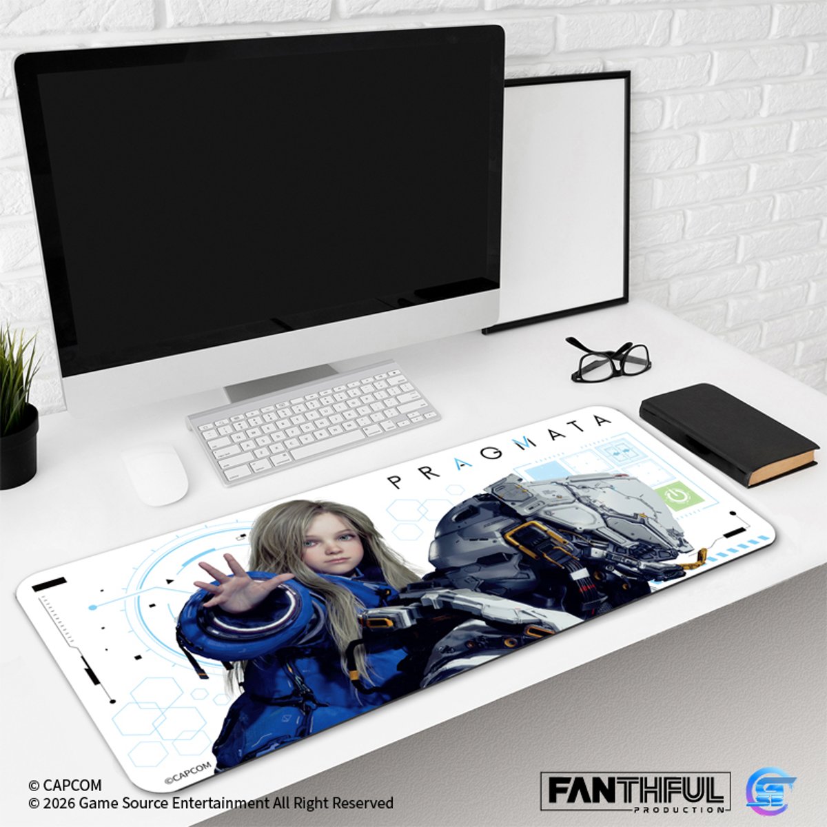 Fanthful《人機迷網》Pragmata 周邊(桌墊(85x35cm))