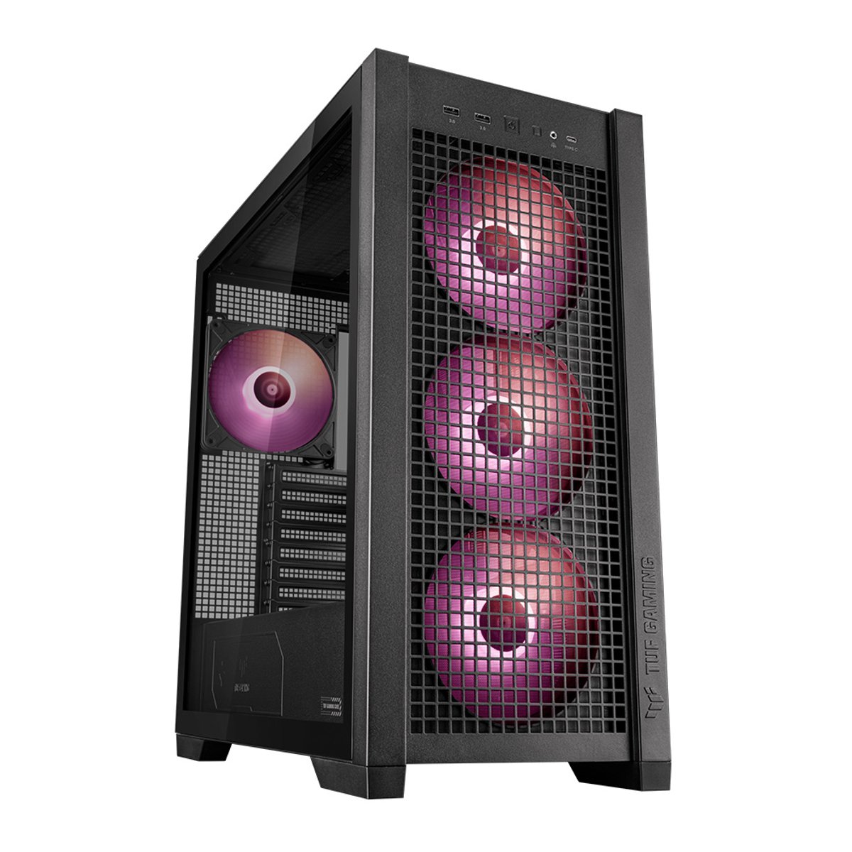 ASUS TUF GAMING GT302 ARGB E-ATX 中塔機箱(黑色)