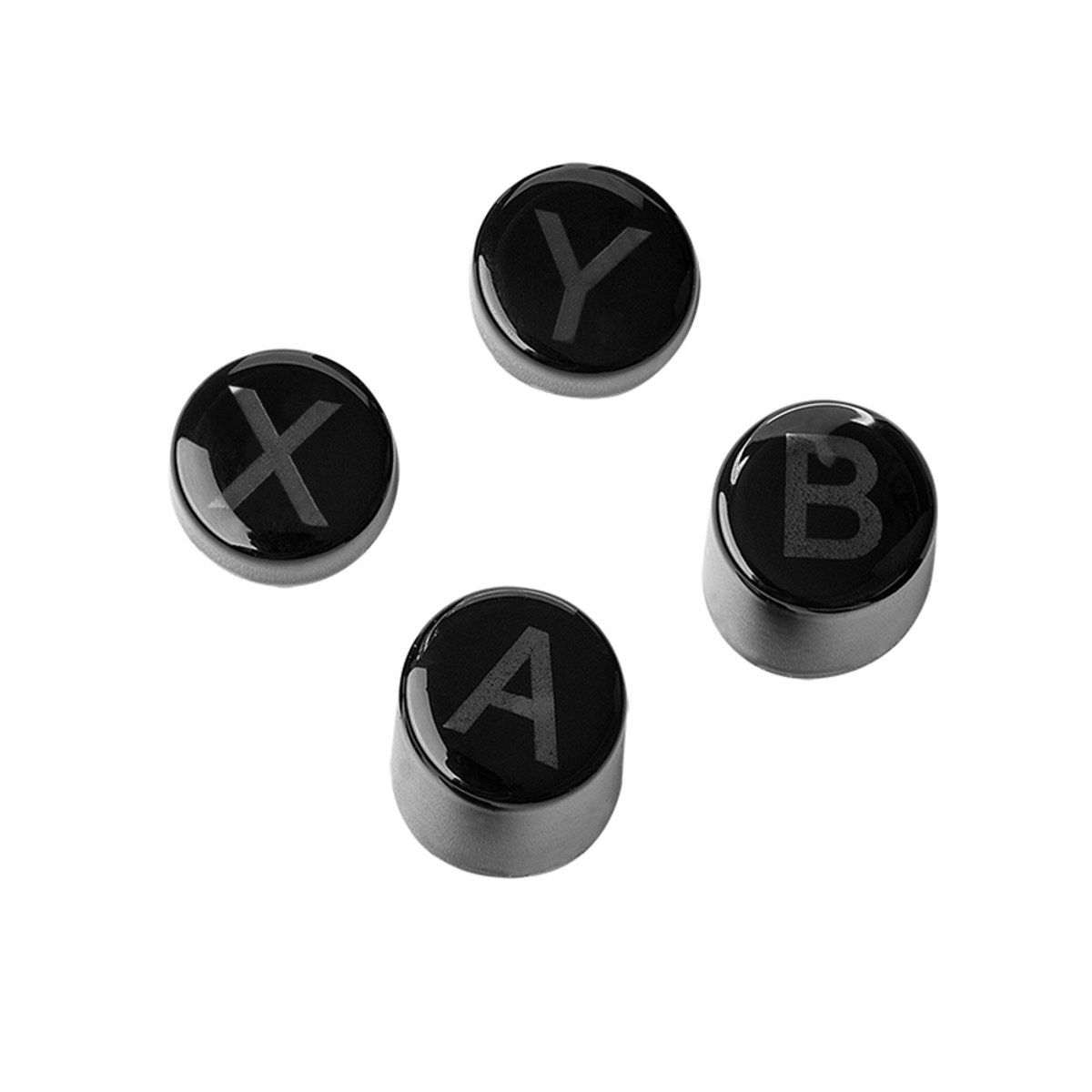 Gulikit 谷粒 控制器ABXY鍵帽(黑色)