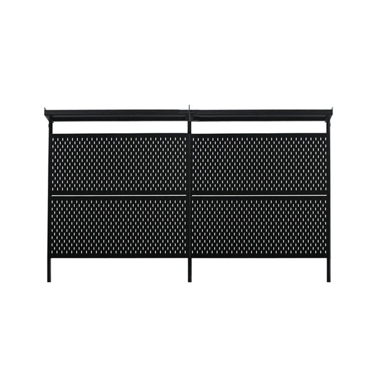 Zenox Pegboard With Top Shelf (Black, 1.5M) 洞洞板層架(1.5m-黑色)