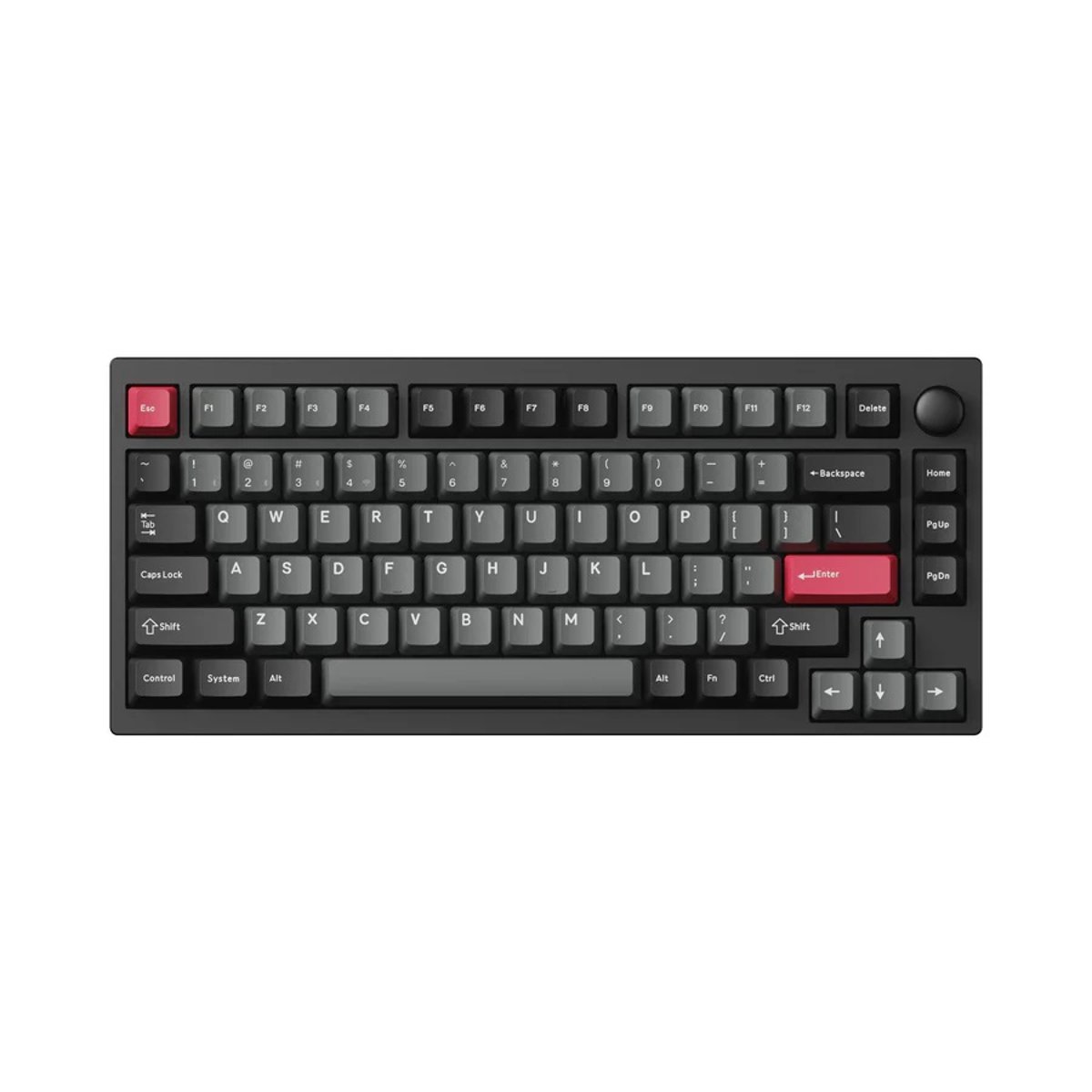 Lemokey P1 Pro QMK/VIA 三模無線機械式鍵盤(碳黑-紅軸)