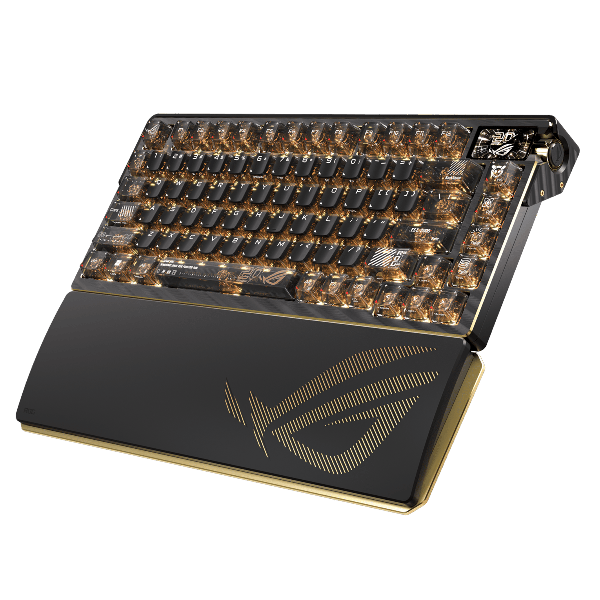 ASUS ROG Azoth Extreme Edition 20 三模無線機械式鍵盤(線性Snow軸-20周年紀念版)