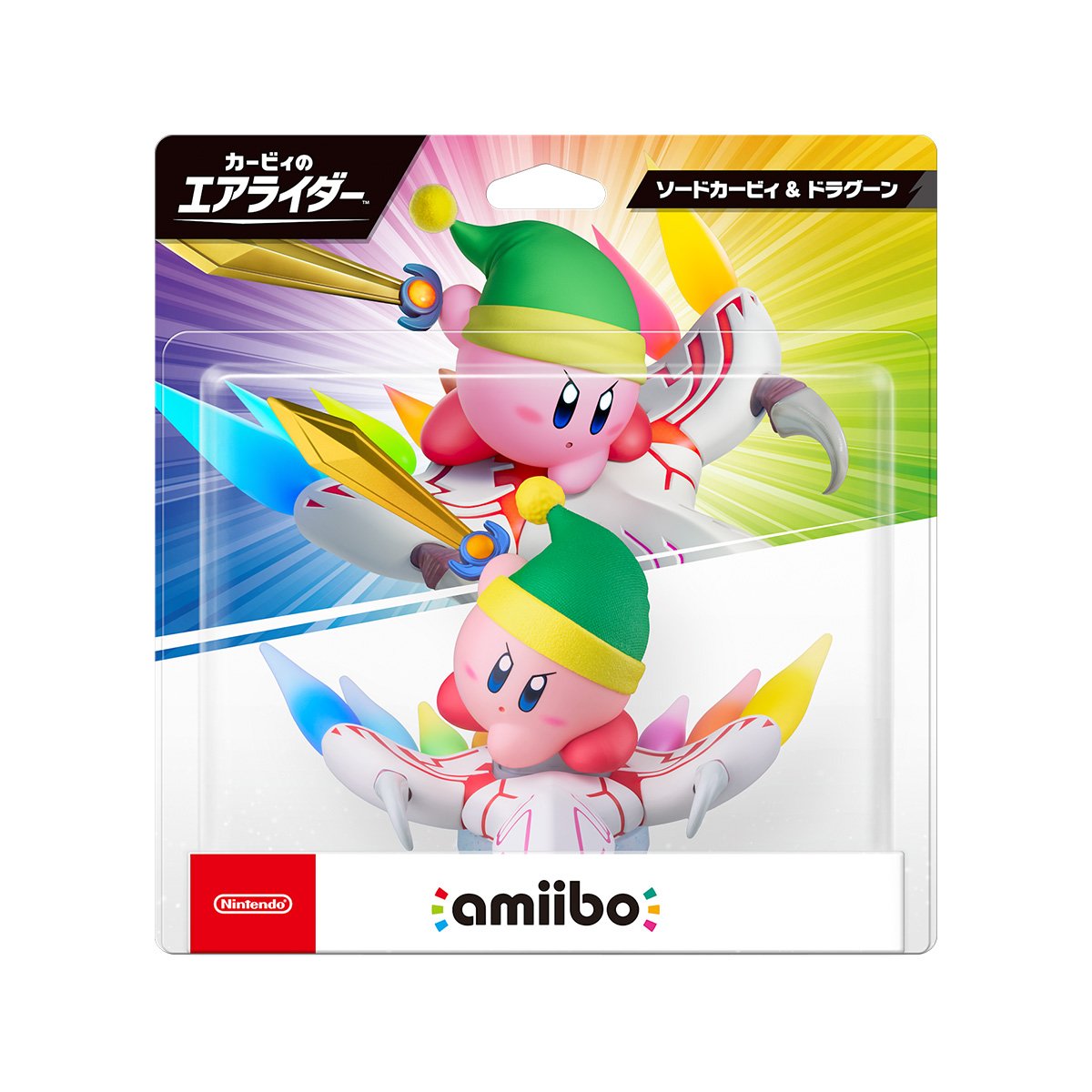 amiibo《卡比的馭天飛行者》Kirby AirRiders(利劍卡比&龍騎兵)
