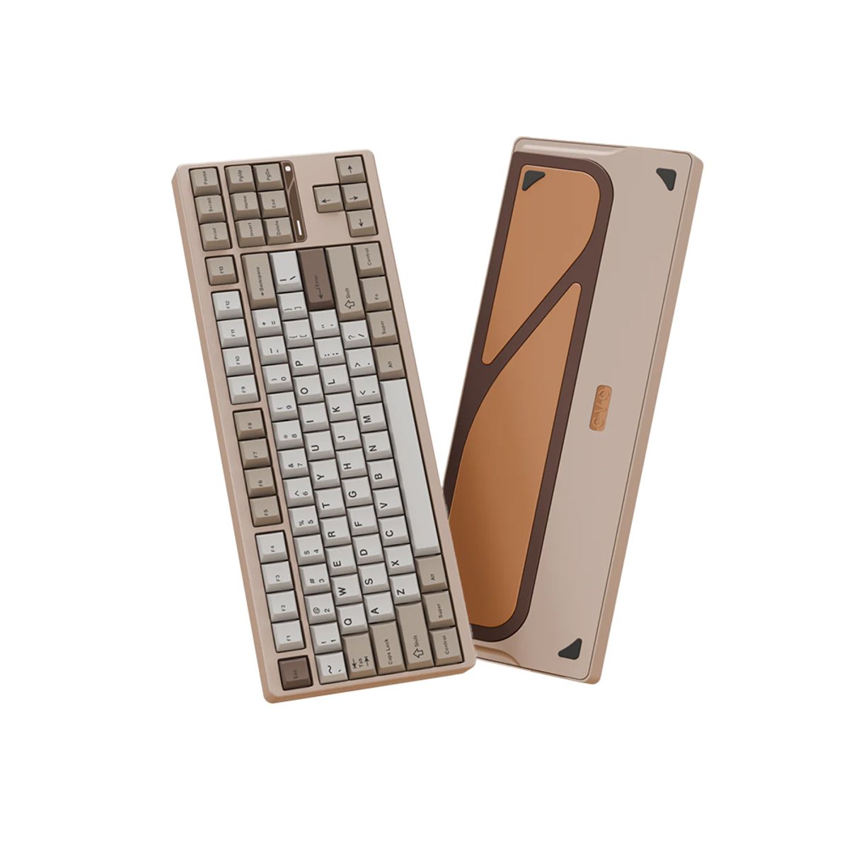 Qwerty Keys EVO80 客製化鍵盤成品(Clacky-Anodized Sandgold)
