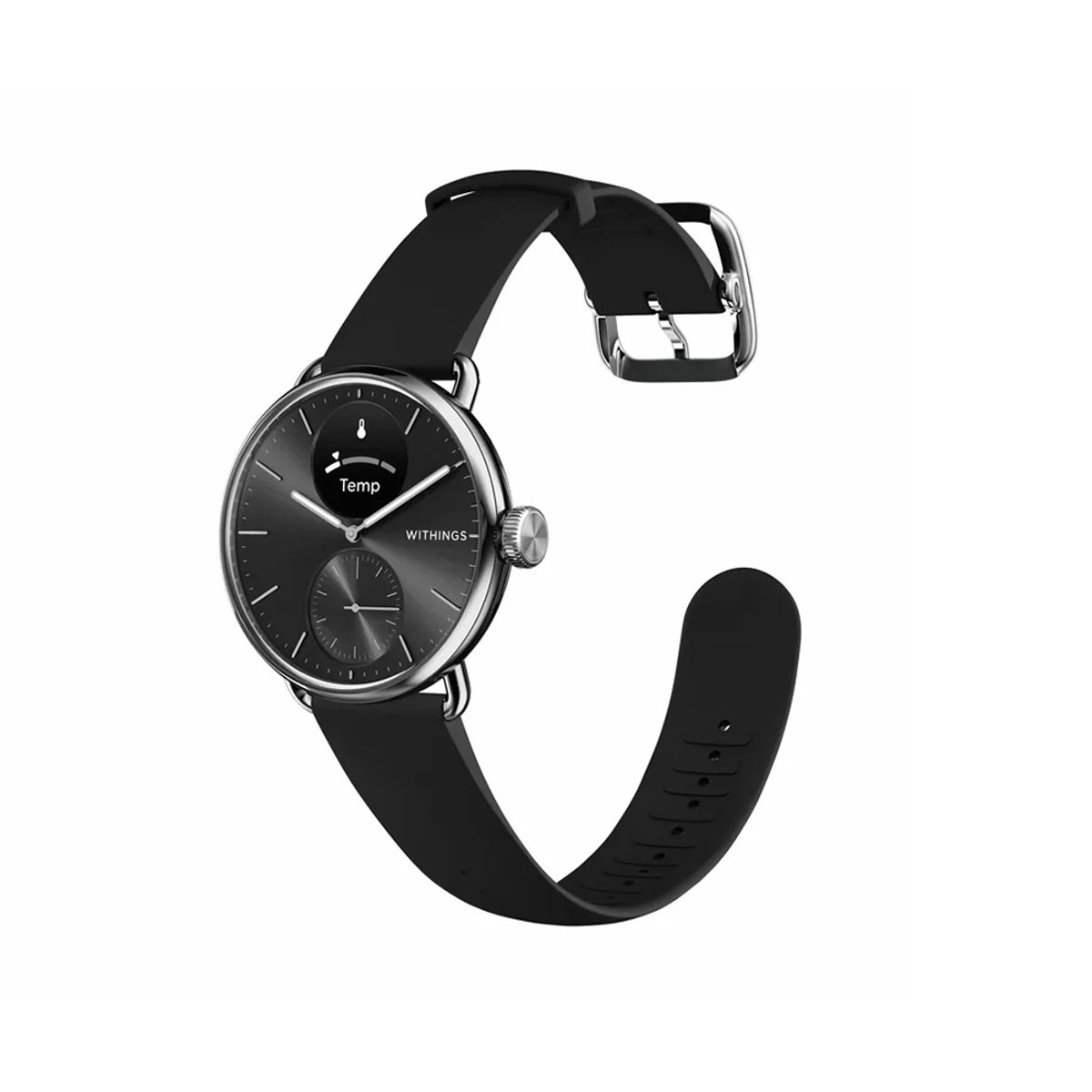 Withings ScanWatch 2 混合指針式智能手錶(Black-黑色-38mm)