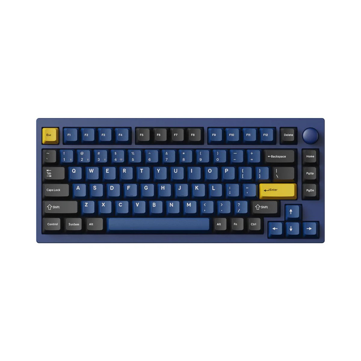 Lemokey P1 Pro QMK/VIA 三模無線機械式鍵盤(LK-P1P-NV-BA)(海軍藍-香蕉軸)