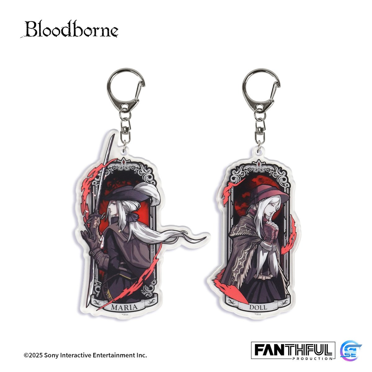 Fanthful《血源詛咒》Bloodbourne 壓克力掛飾套組(瑪莉亞&人偶)