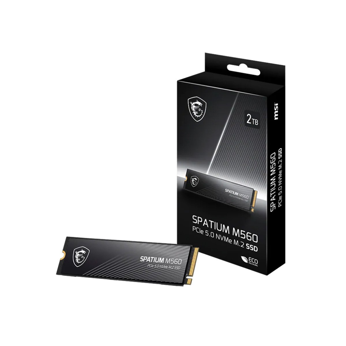 MSI SPATIUM M560 PCIe 5.0x4 NVMe M.2 SSD 固態硬碟(2TB)