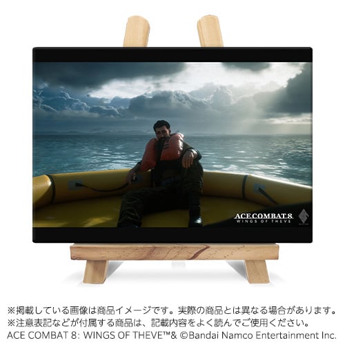 BANDAI《空戰奇兵8》原創無框畫(附小畫架)(故事的開端)
