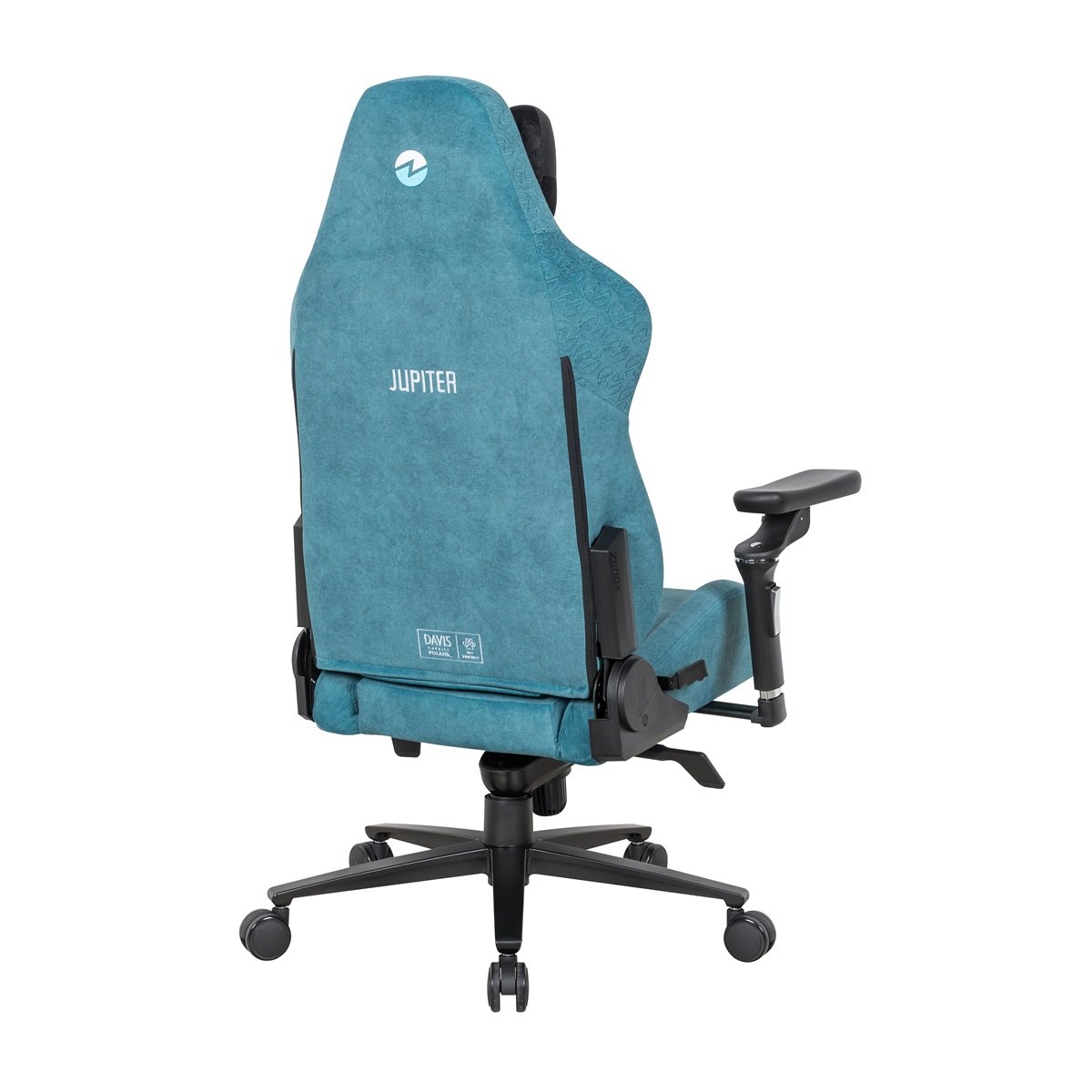 C256D Zenox Jupiter MK-2 人體工學電競椅(5D 扶手)(Davis Fabrics-Peacock Turquoise)