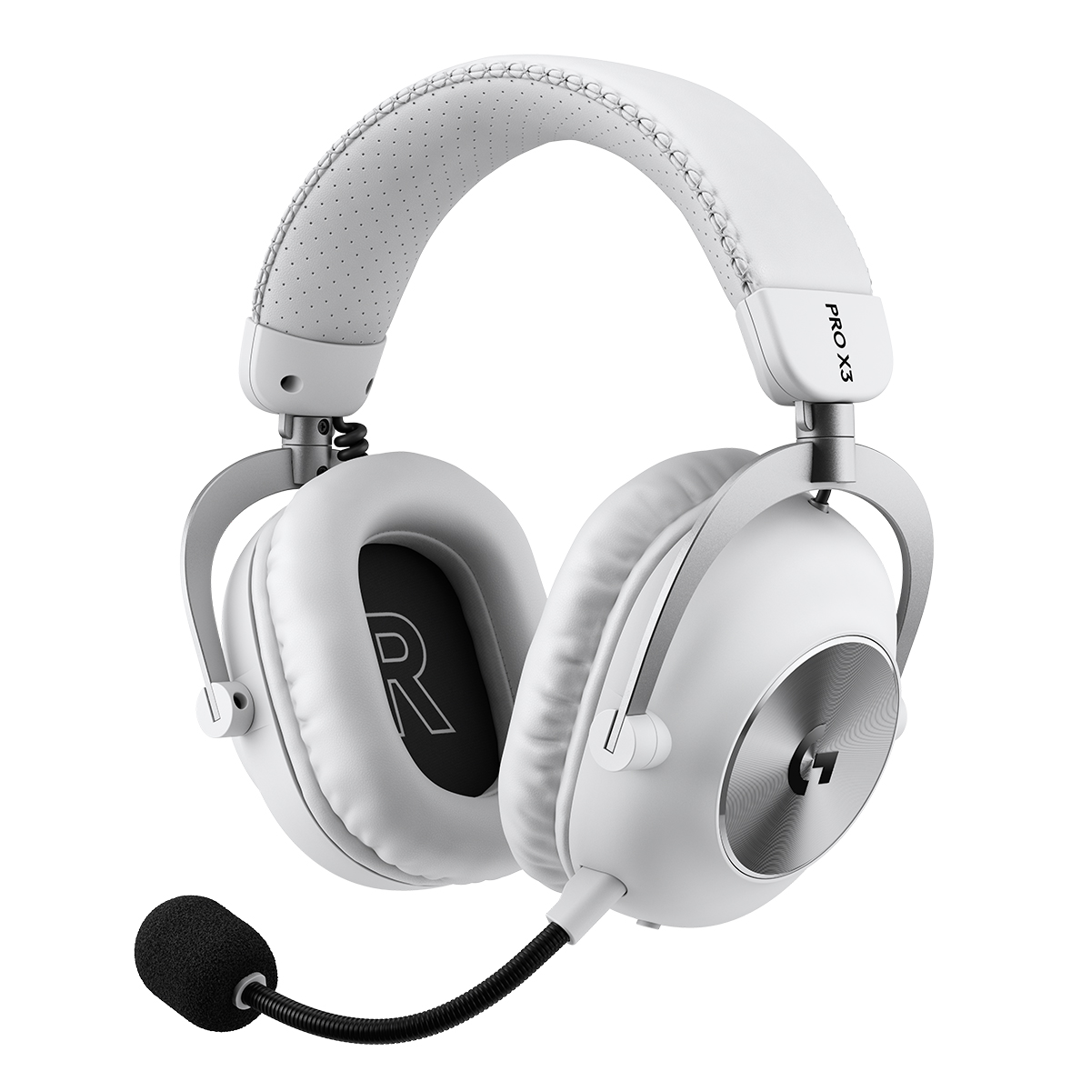 Logitech G PRO X3 LIGHTSPEED 無線電競耳機(白色)