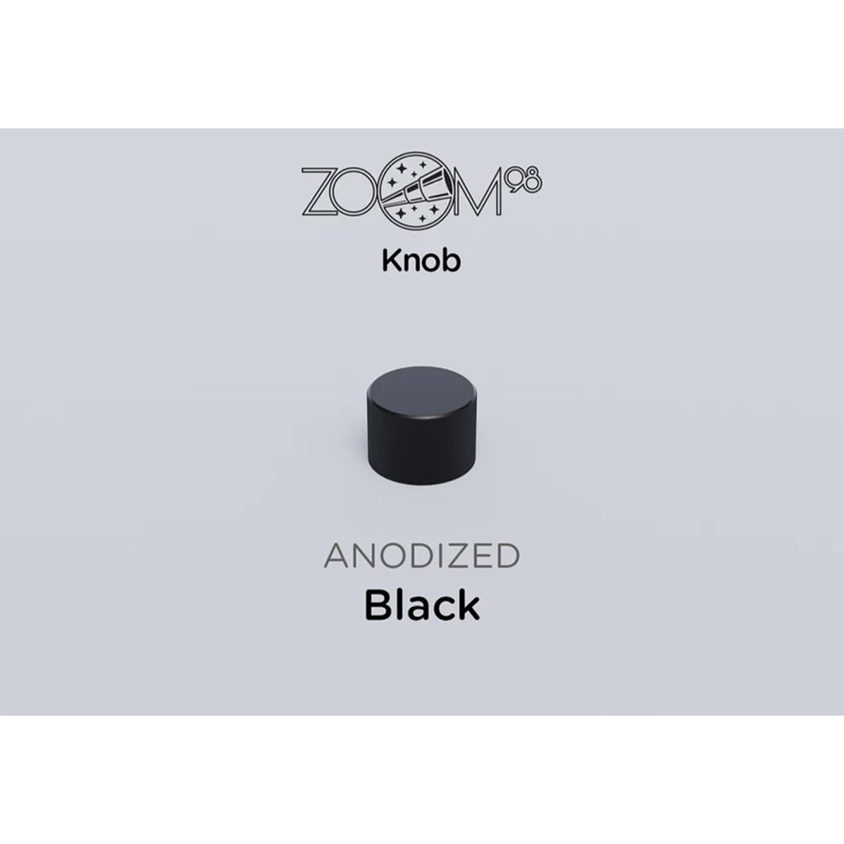 [Zoom系列配件] Meletrix Zoom系列 替換旋鈕(鋁合金-陽極黑)