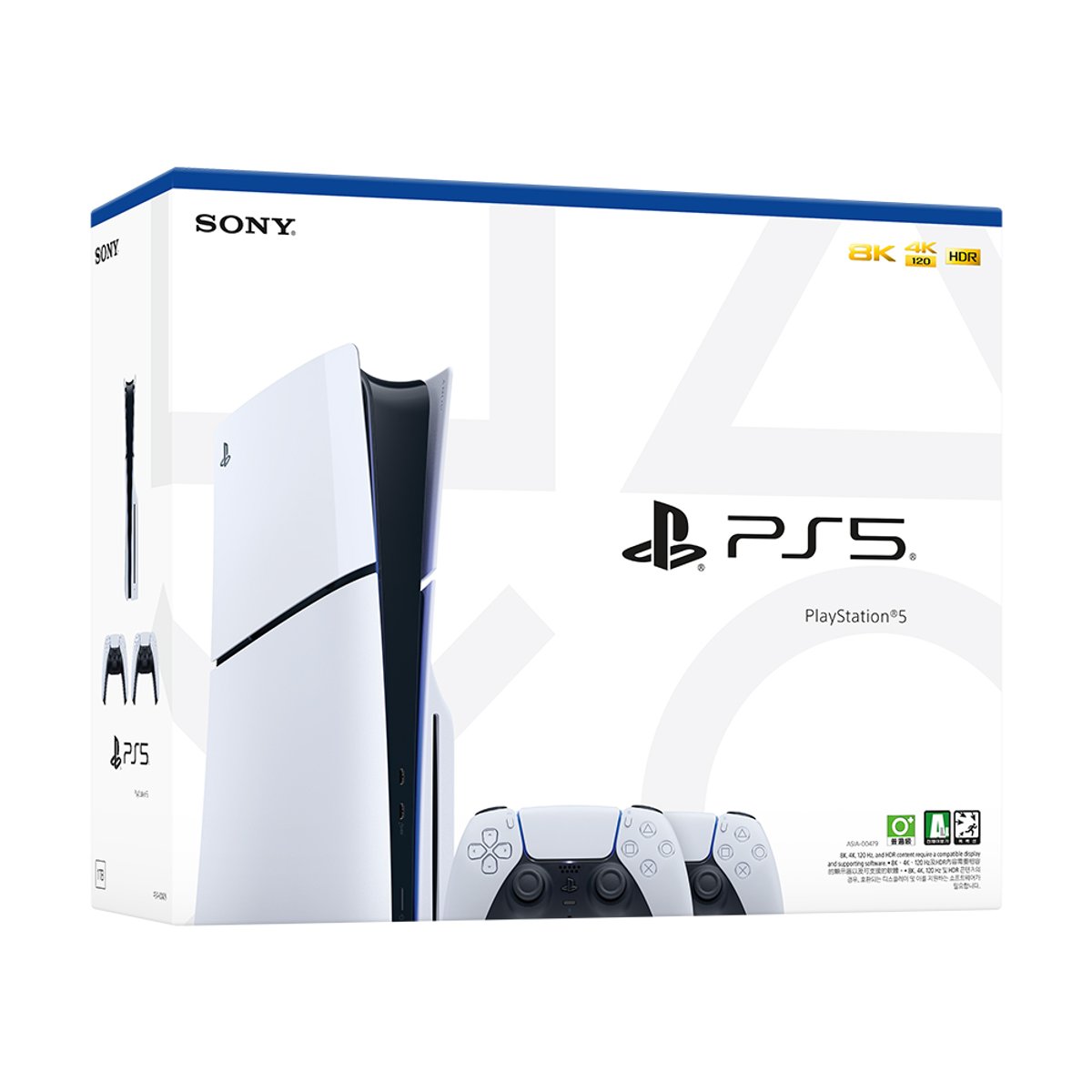 PlayStation 5 Slim 輕薄版主機【香港行貨】(光碟版連雙DualSense同捆組合)