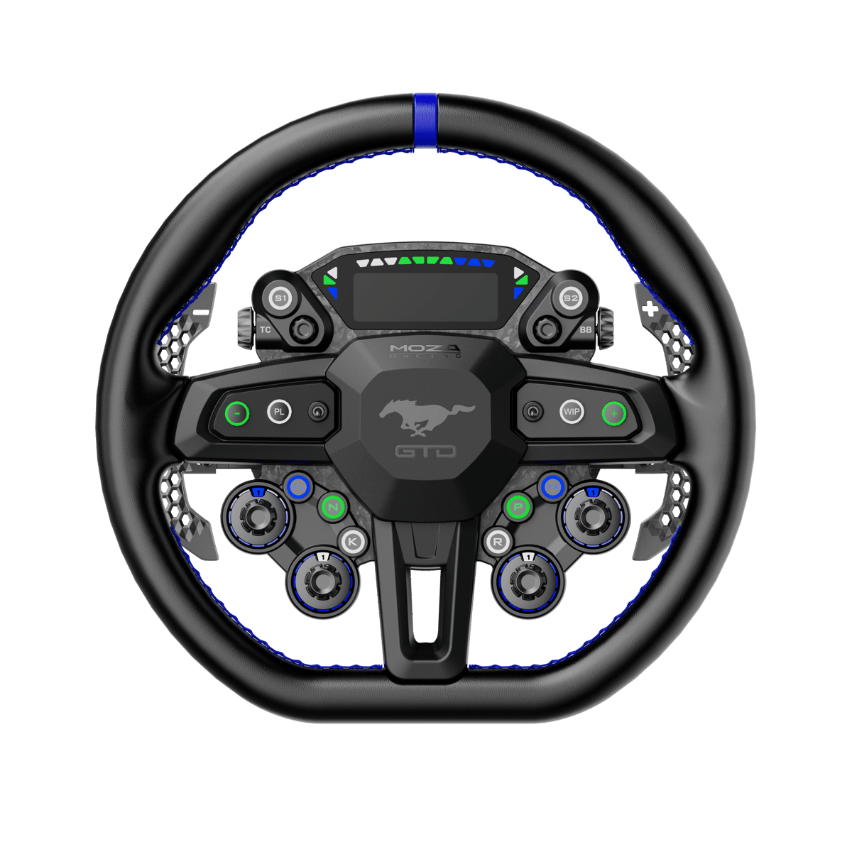 MOZA Racing × Ford MUSTANG GTD 聯名方向盤