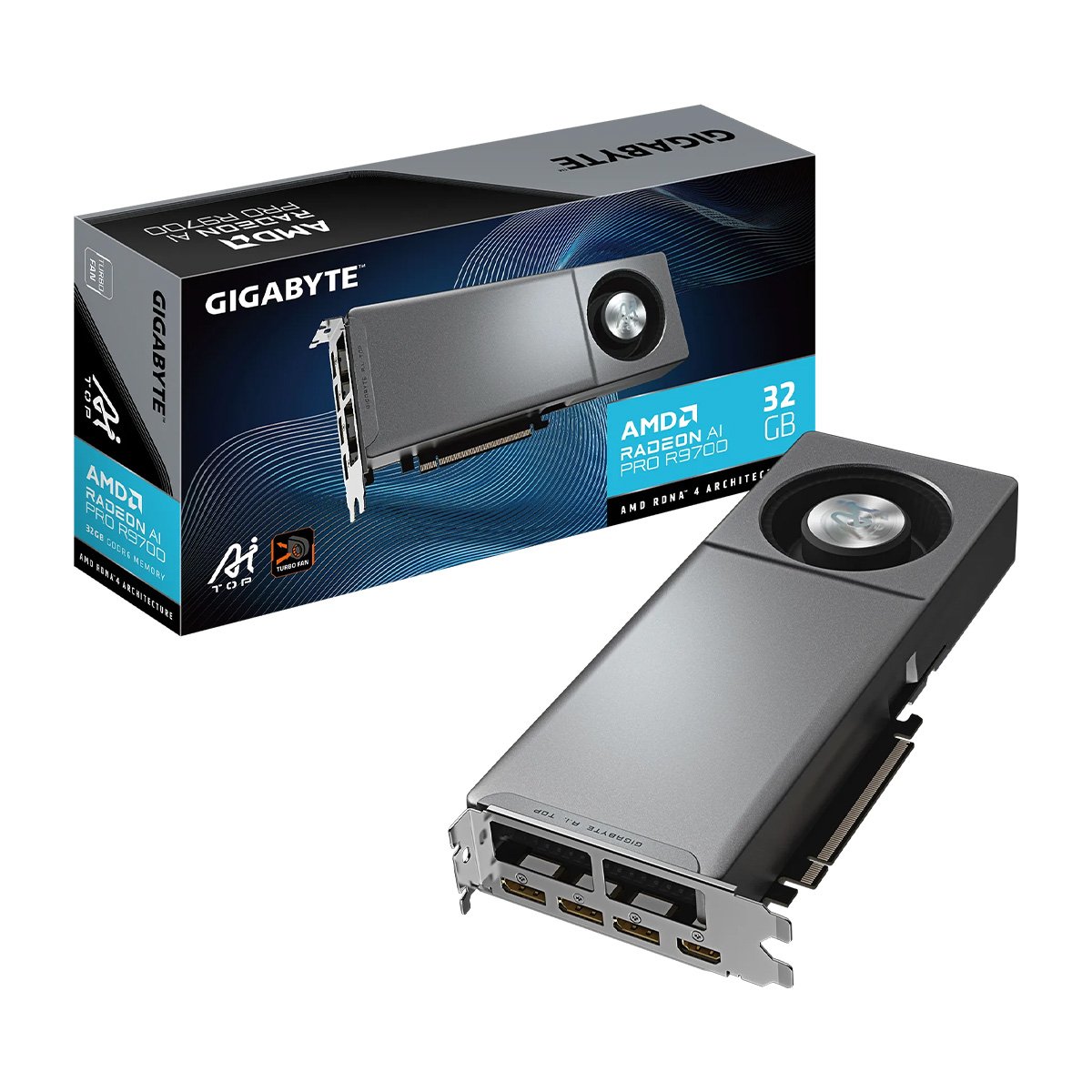 Gigabyte Radeon AI PRO R9700 AI TOP 32G (Rev. 1.0) 顯示卡