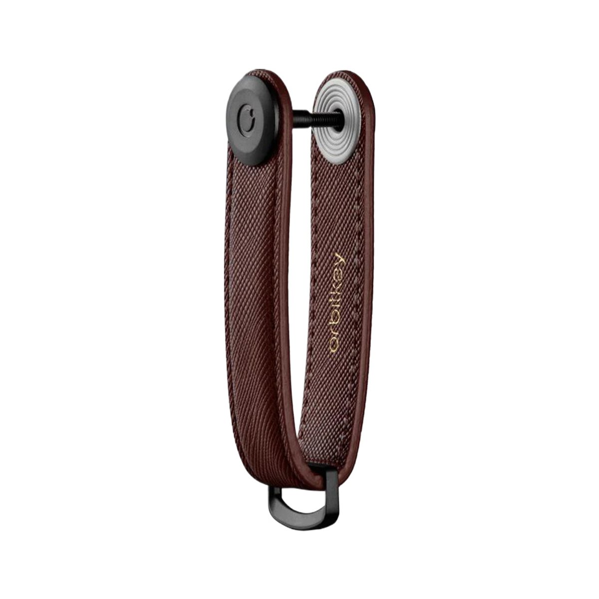 Orbitkey Saffiano Leather Key Organiser 摩洛哥皮鎖匙收納帶(櫻桃暗棕)