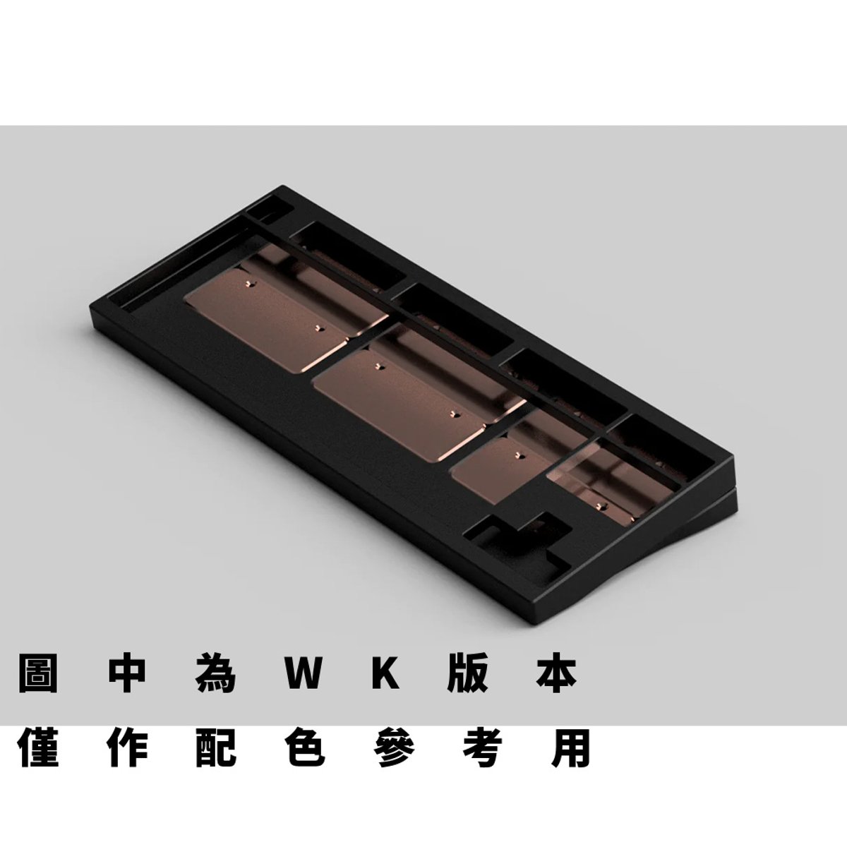 [外殼] Geonworks F1-8X V2 客製化鍵盤外殼(WKL-陽極黑)