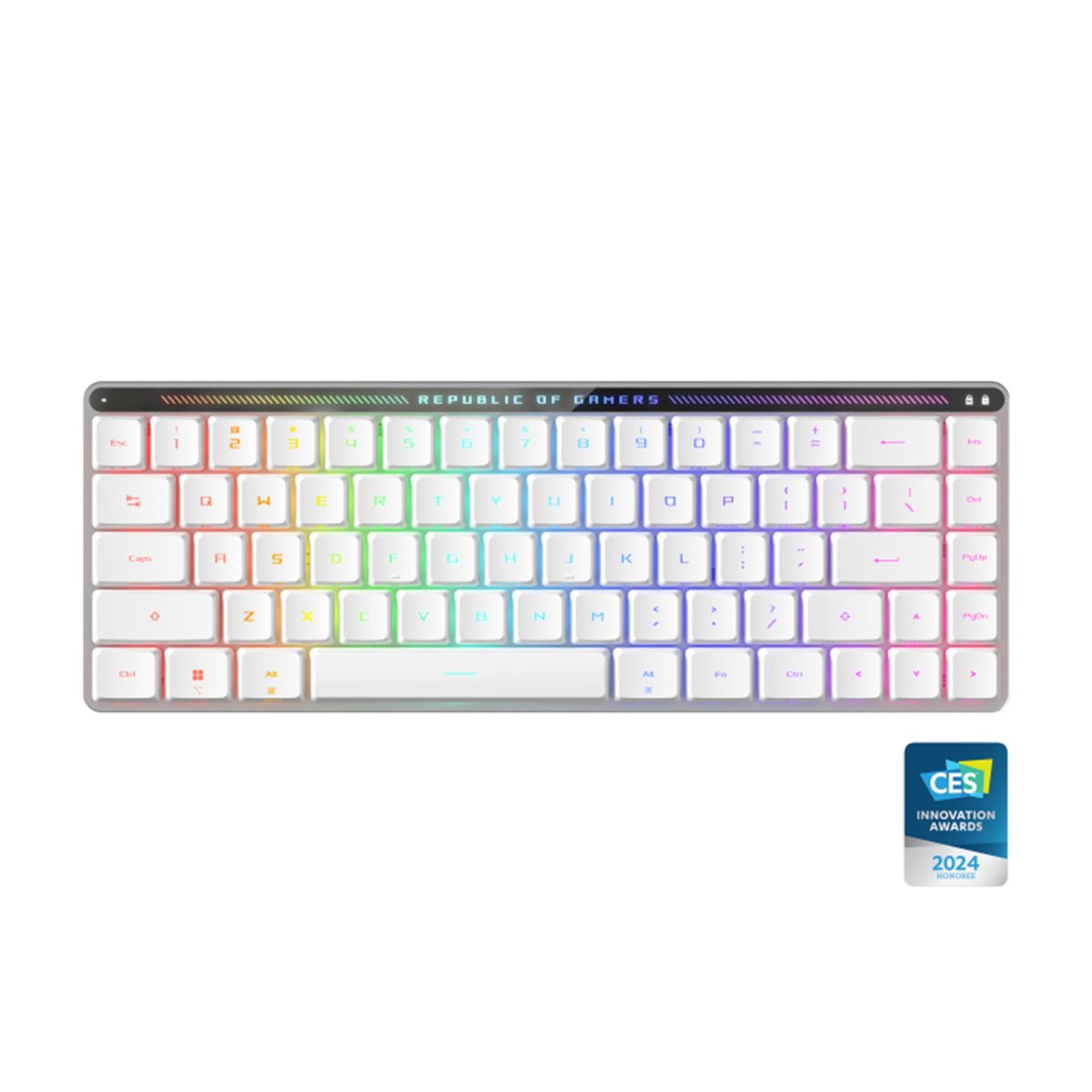 ASUS ROG Falchion RX 光學矮軸 65% 精巧無線電競鍵盤(青軸)
