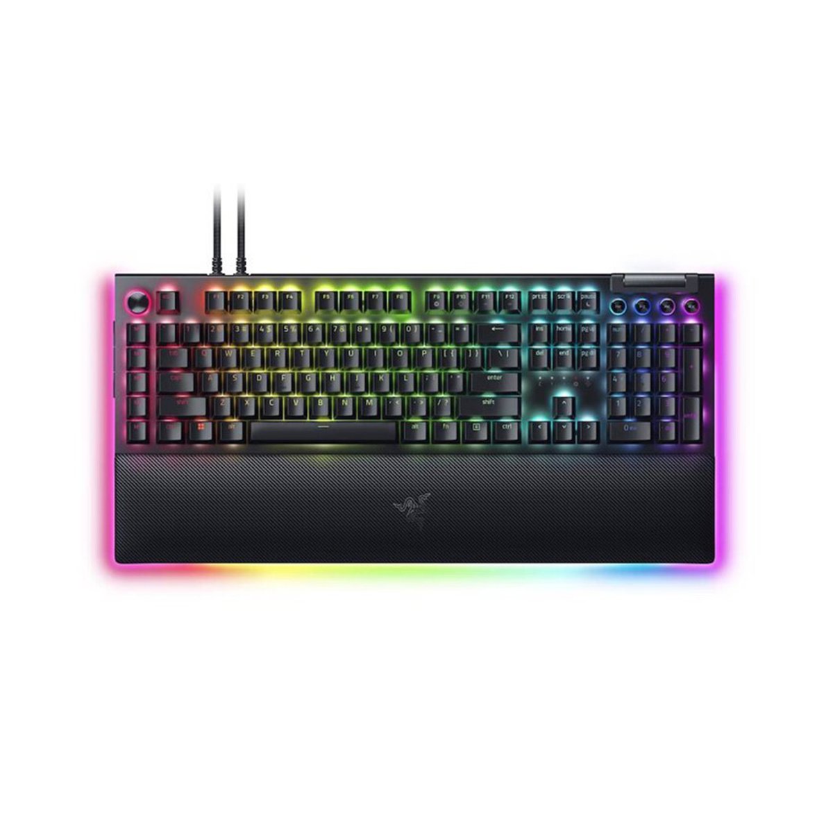 Razer BlackWidow V4 Pro RGB 機械式鍵盤(段落綠軸-中文)