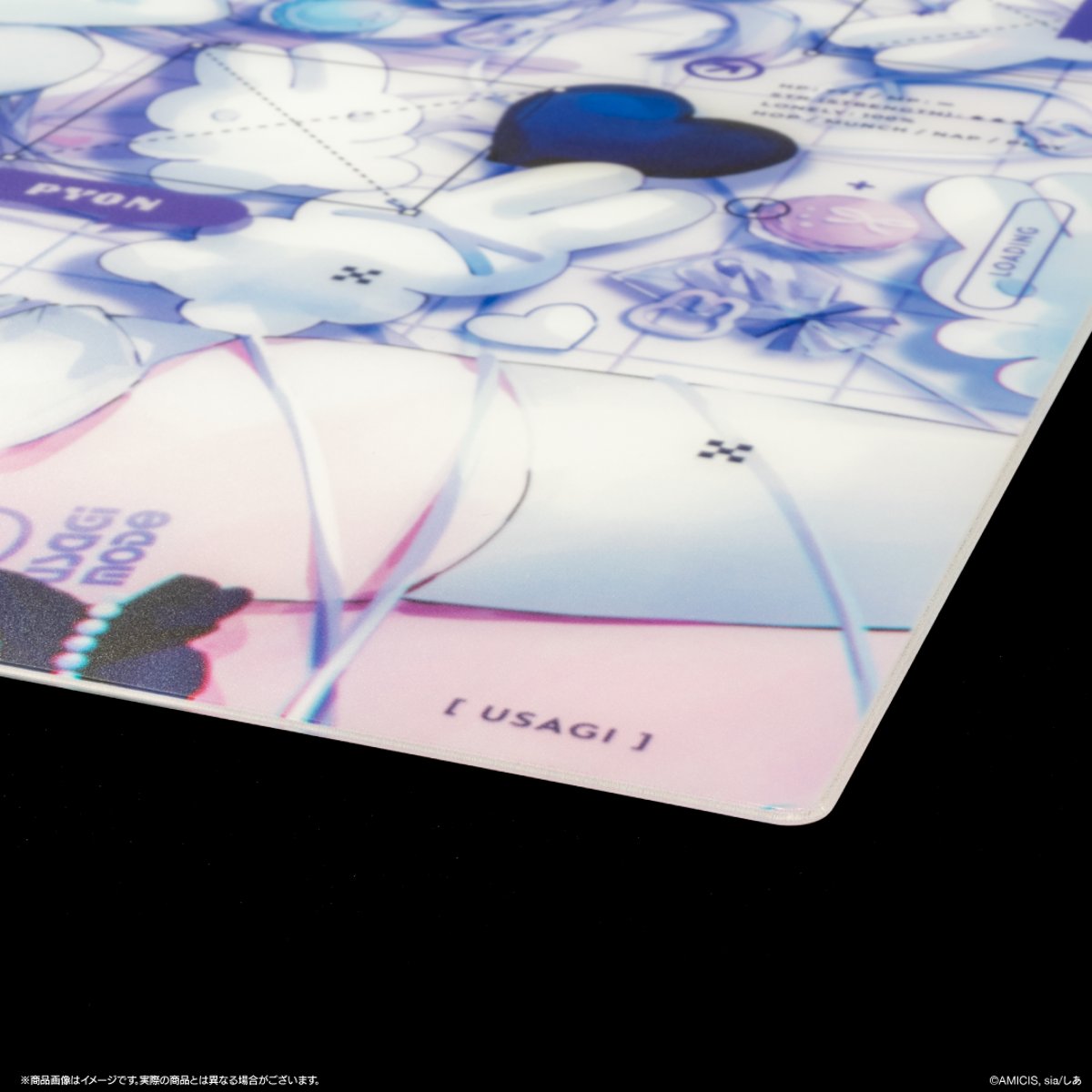 AMICIS ✕ Sia Animarium系列 Superglide V3 玻璃滑鼠墊(Usagi)