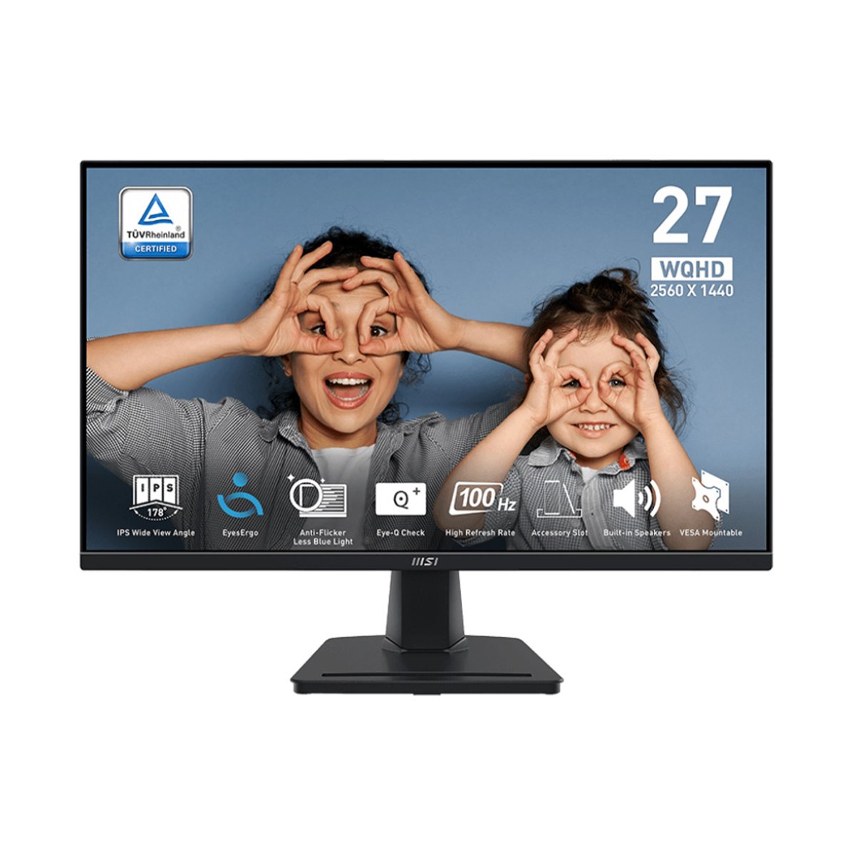 MSI PRO MP275Q 27吋 2K QHD IPS 100Hz 顯示器(MO-MP275Q)