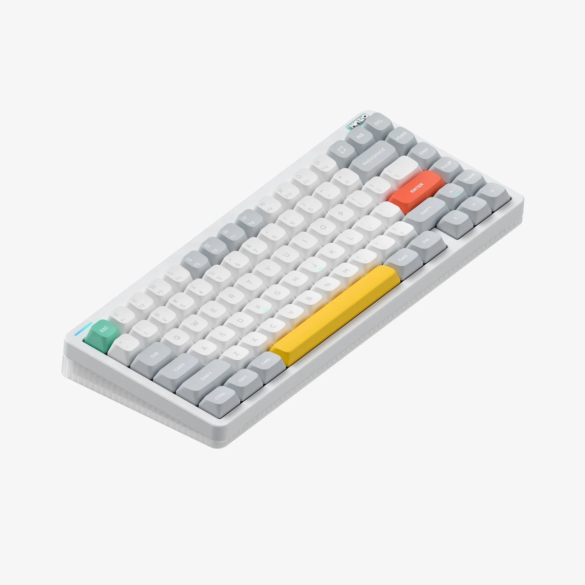 NuPhy Halo75 V2 無線機械鍵盤(Ionic White/離子白-薄荷軸)