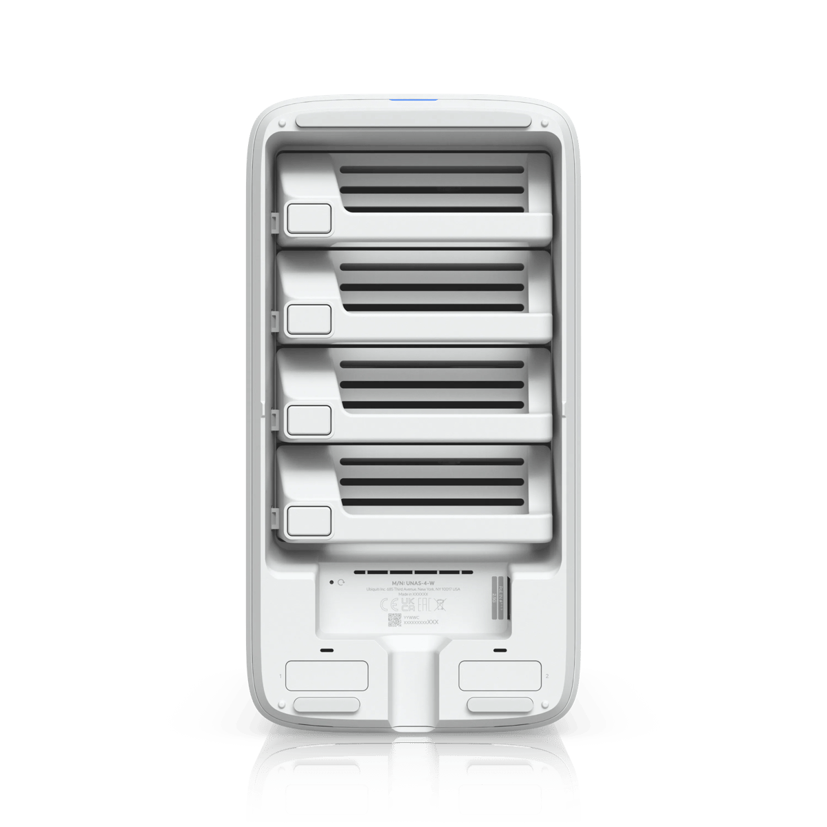 Ubiquiti UniFi UNAS-4-W Four-bay / 2.5G Lan / PoE+++(90w) 白色 網路儲存伺服器 (NAS)(白色)