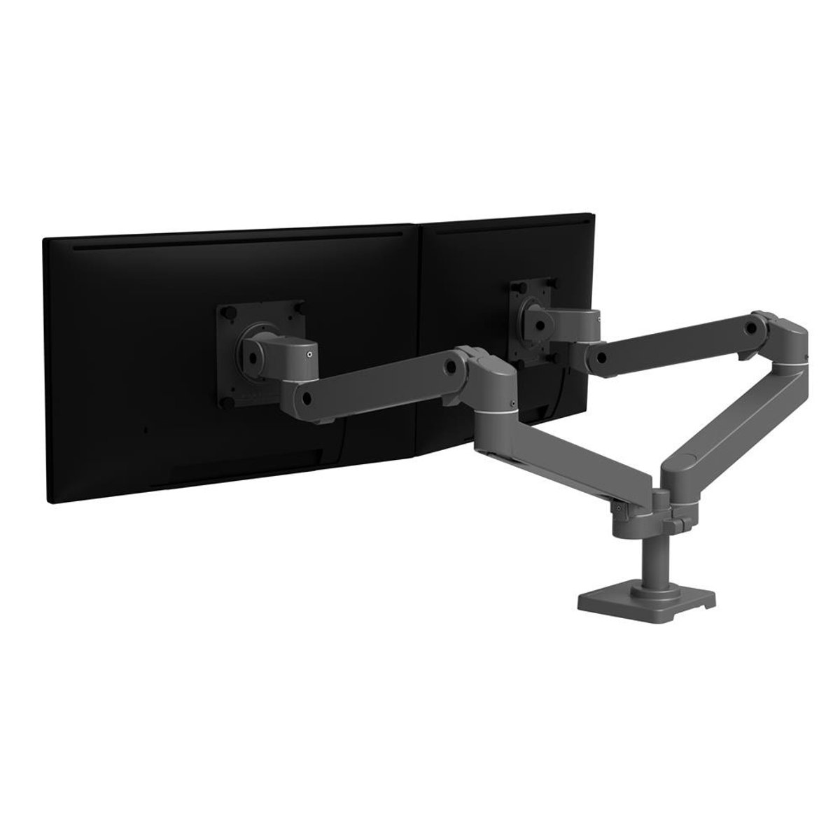 Ergotron LX PRO ARM 雙顯示器水平並排支架 45-686-293(桌夾-灰色)