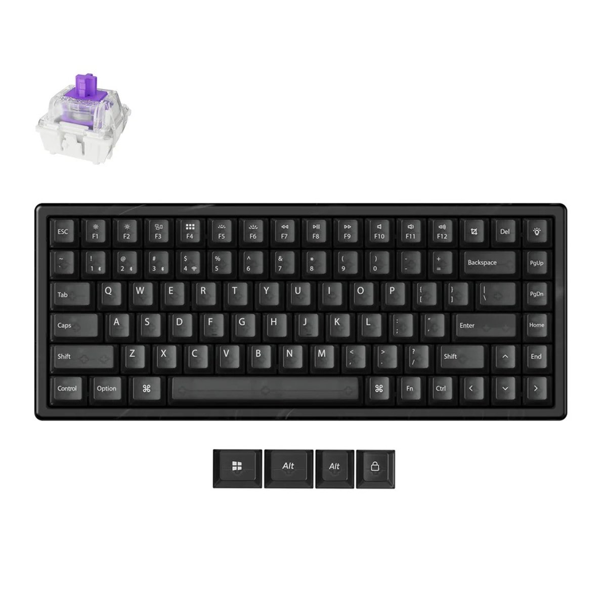Keychron K2 HE (K2H-F1R) QMK 三模無線磁軸鍵盤(特別版-Resin Edition)