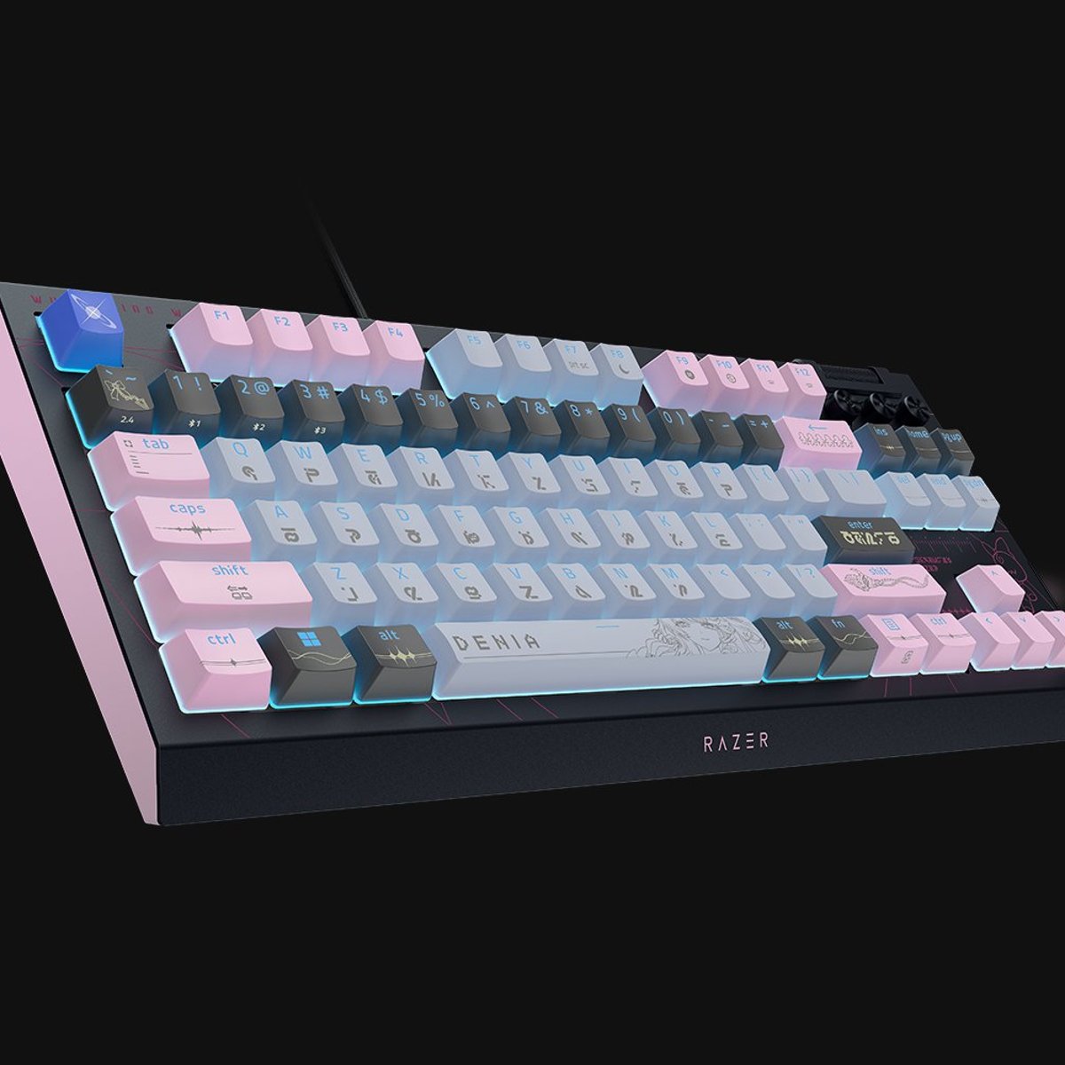 Razer Wuthering Waves Ed. 鳴潮 聯名版(BlackWidow V4 Tenkeyless HyperSpeed 無線鍵盤)