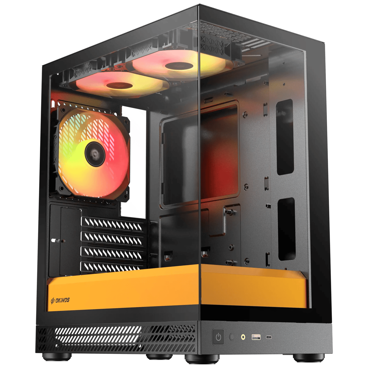 Okinos Aqua UNO MATX機箱(CANARY)