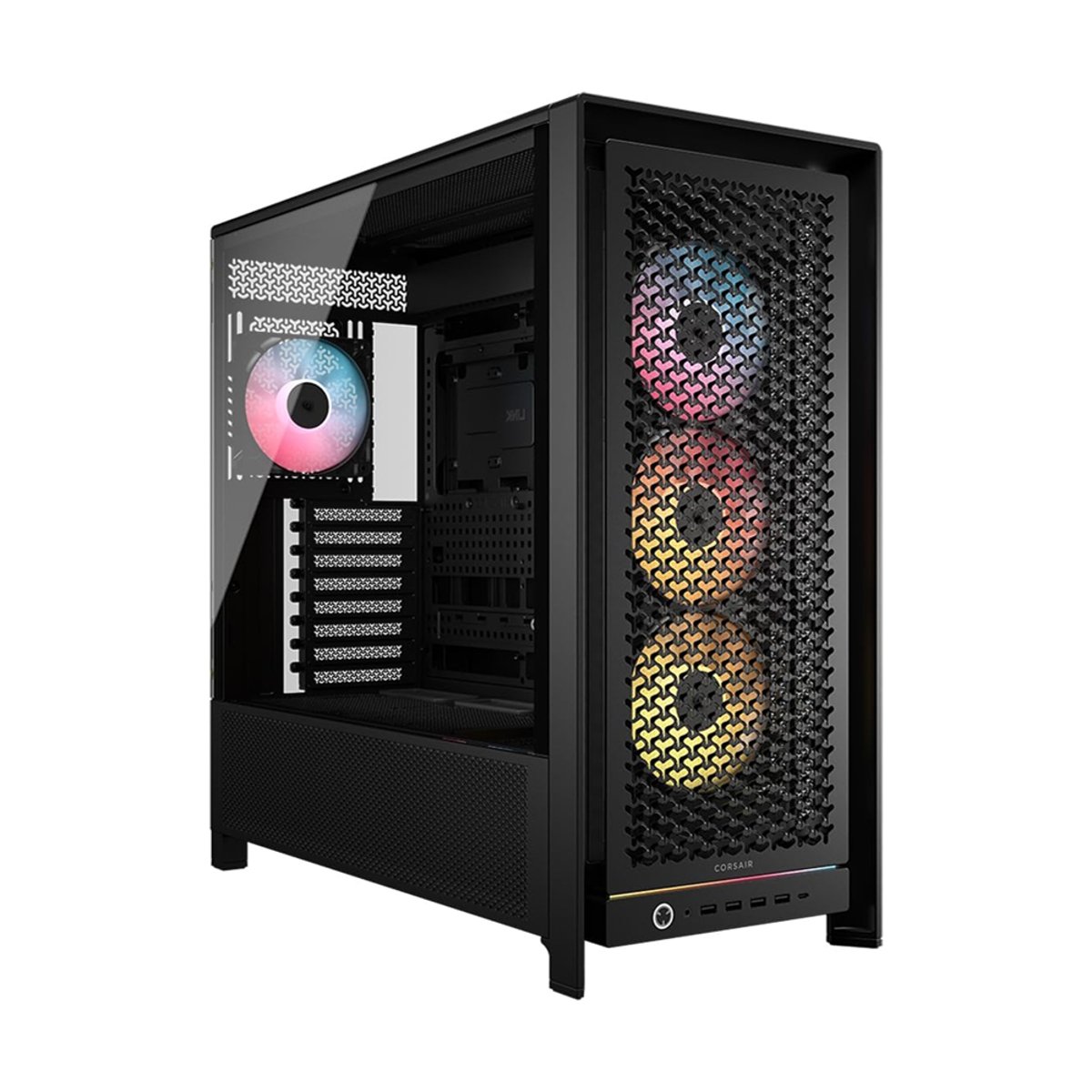 CORSAIR FRAME 5000D RS ARGB ATX中塔機箱 | 支援BTF背插(ARGB風扇-黑色)
