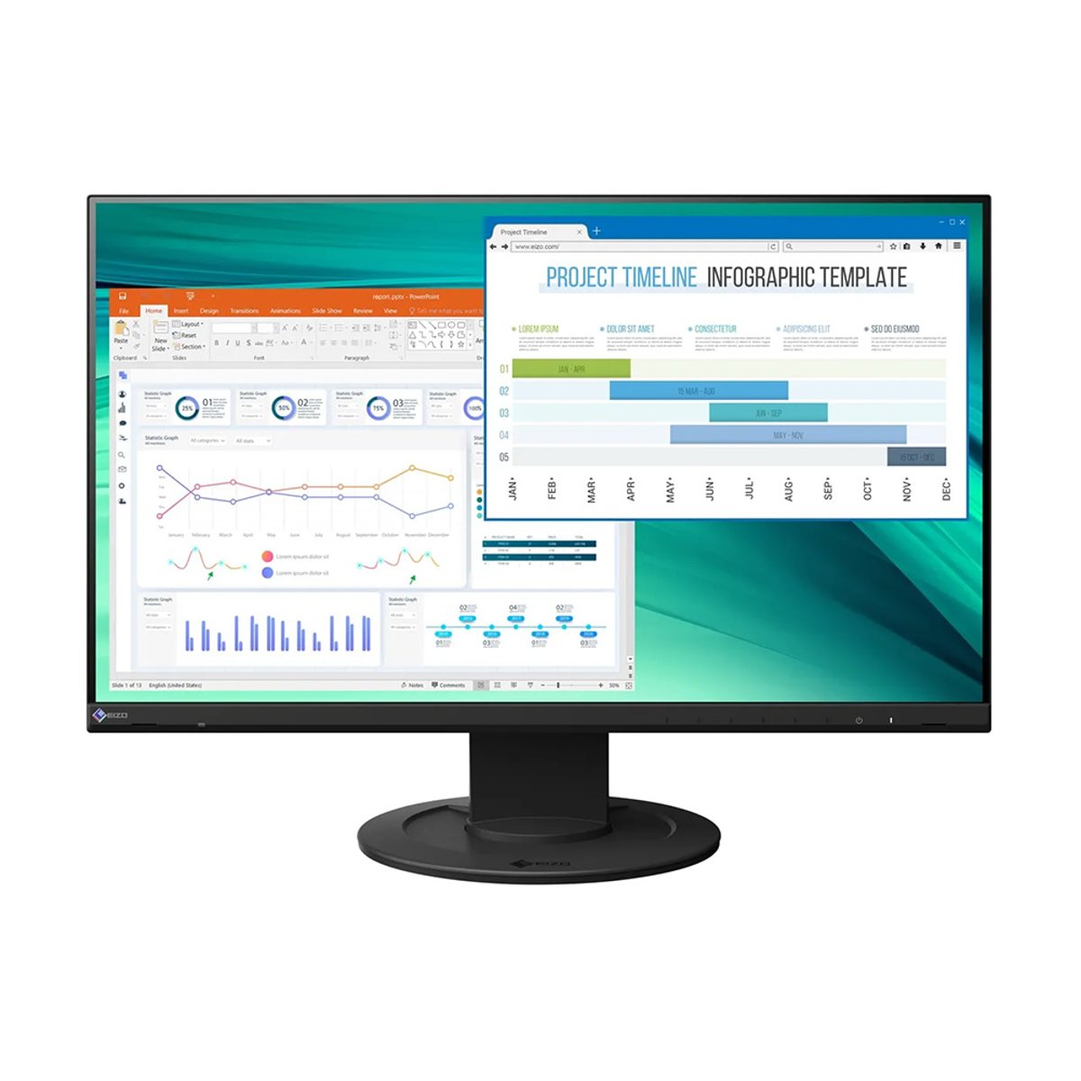 EIZO FlexScan EV2460 23.8吋 1080P FHD 60Hz IPS 顯示器