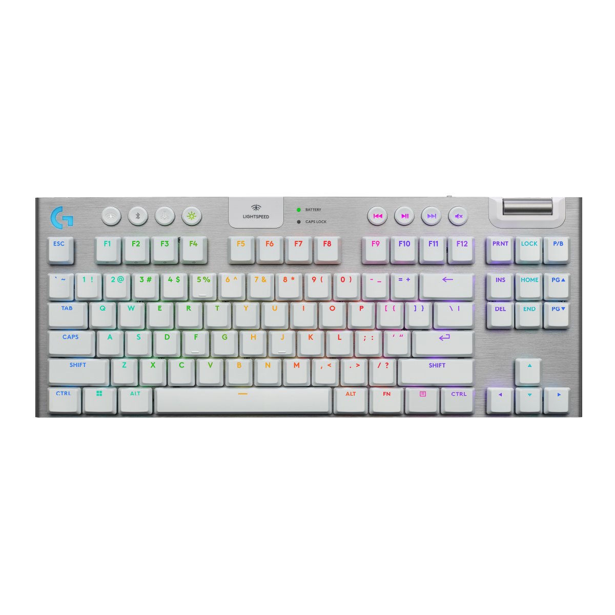 Logitech G915 X LIGHTSPEED TKL 無線 RGB 機械電競鍵盤(Tactile-白色)