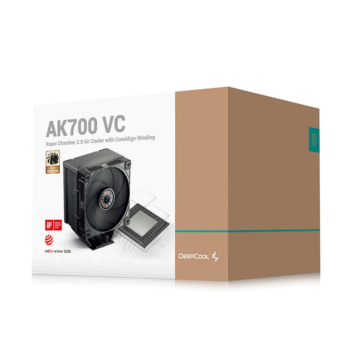 DeepCool AK700 VC 單塔式風冷散熱器(黑色)