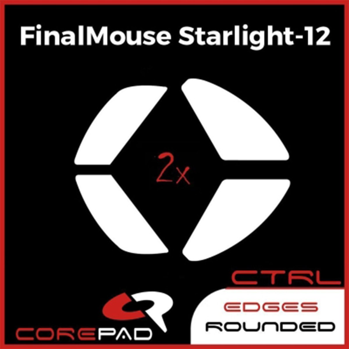 Corepad Skatez Ctrl PTFE滑鼠腳貼 Finalmouse SL12/ULX(2sets-610)