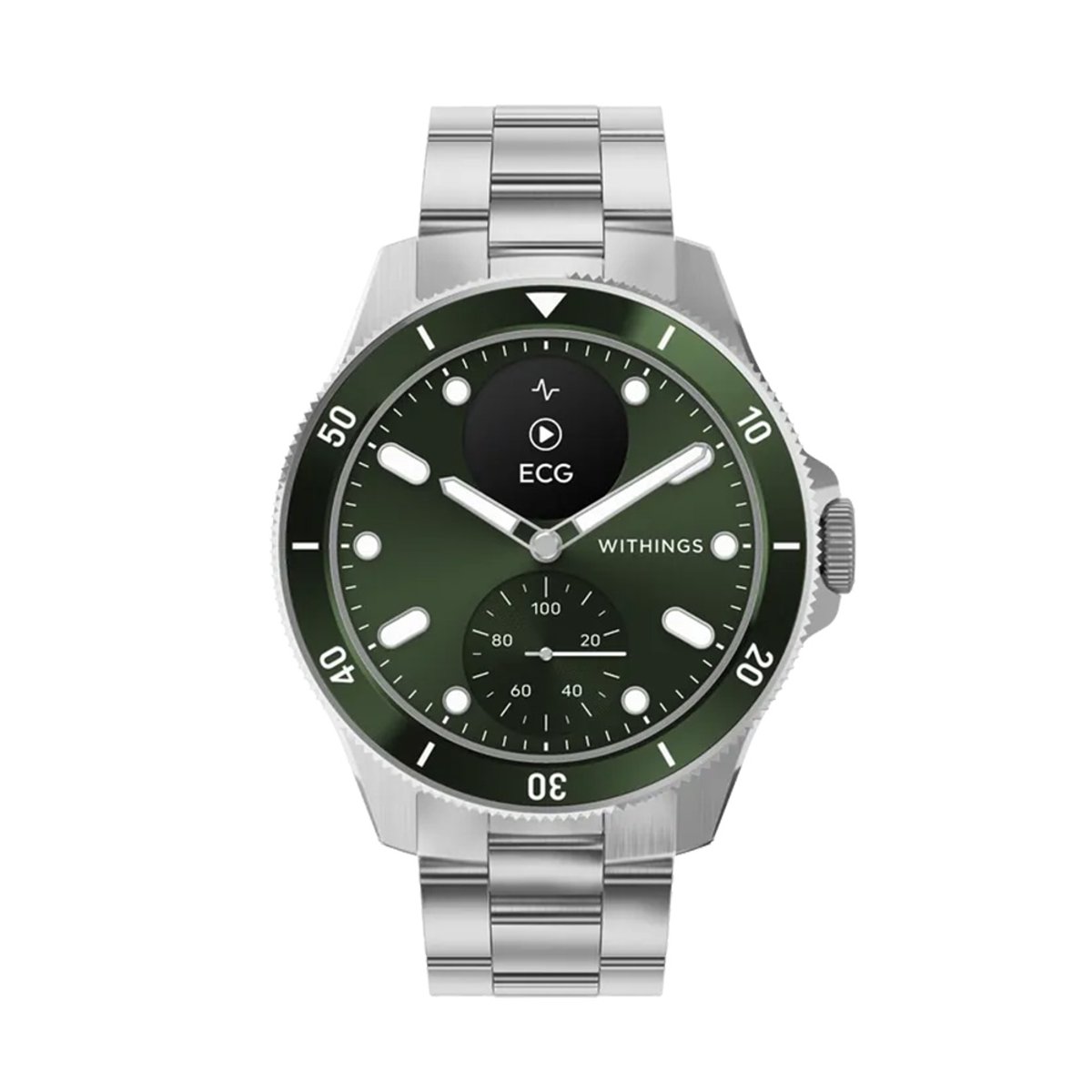 Withings ScanWatch NOVA 42mm 健康監測智慧型手錶(Green-綠色)