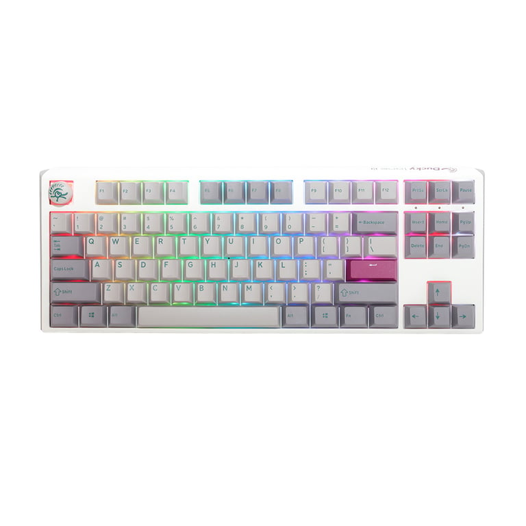 Ducky One 3 TKL Mist Hot-Swappable RGB 遊戲鍵盤(Cherry茶軸