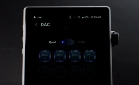 PD5 螢幕切在 Quad，顯示四顆 DAC